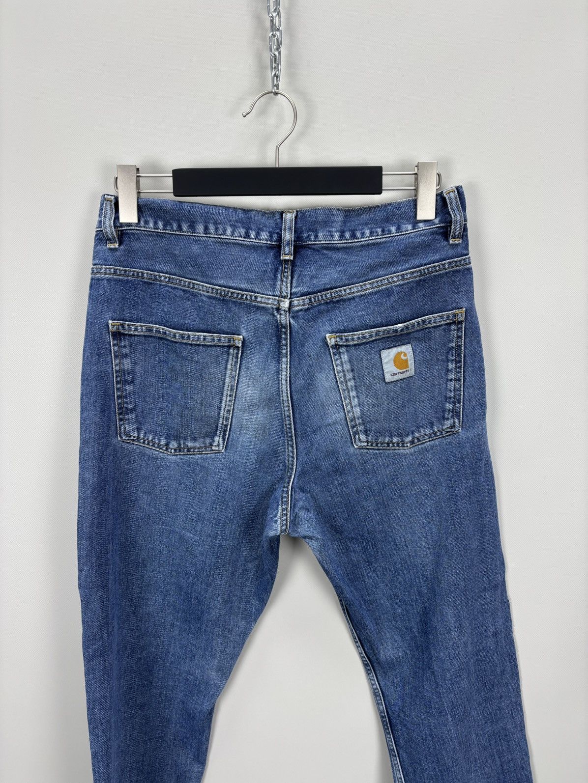 Carhartt Mens jeans Carhartt Size 31 Color Blue Size US 31 - 6 Thumbnail