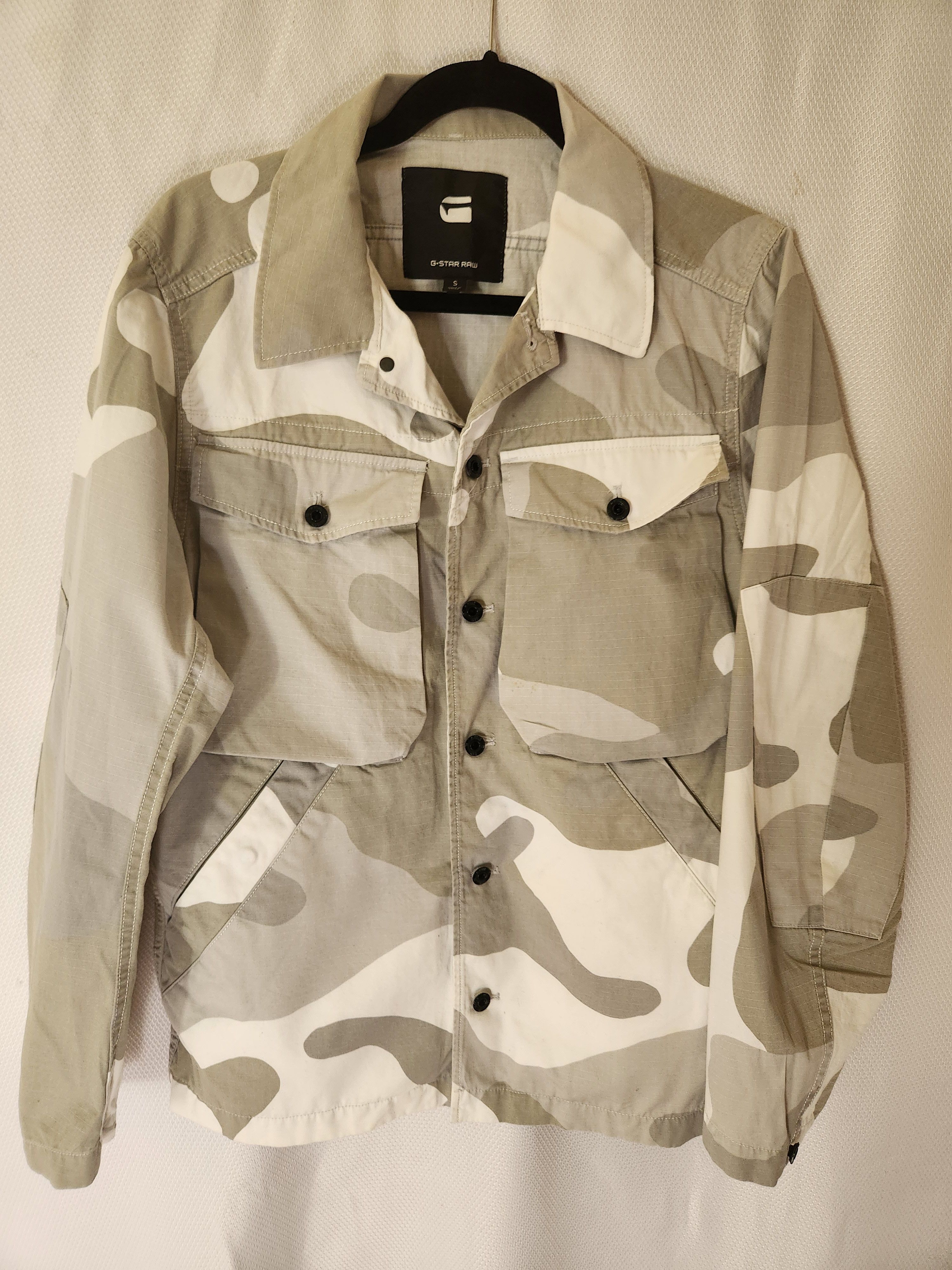 G-Star NWOT 100% Cotton Camo Button Front Jacket Size US S / EU 44-46 / 1 - 1 Thumbnail