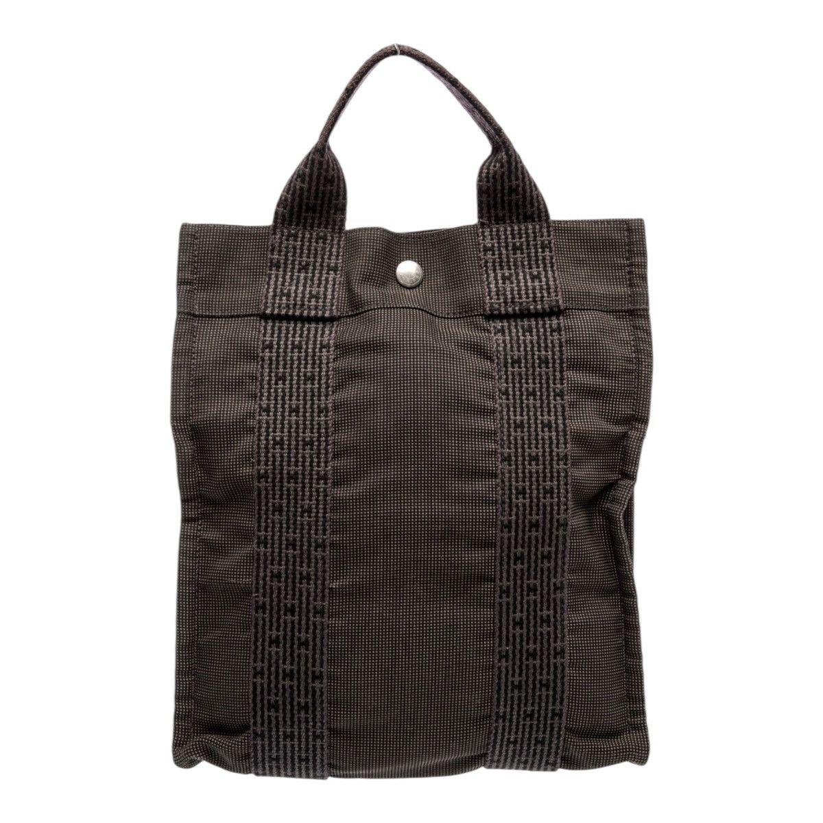 Hermes HERMES Sac Ad PM Backpack Daypack Herline gray Nylon canvas Size ONE SIZE - 1 Thumbnail