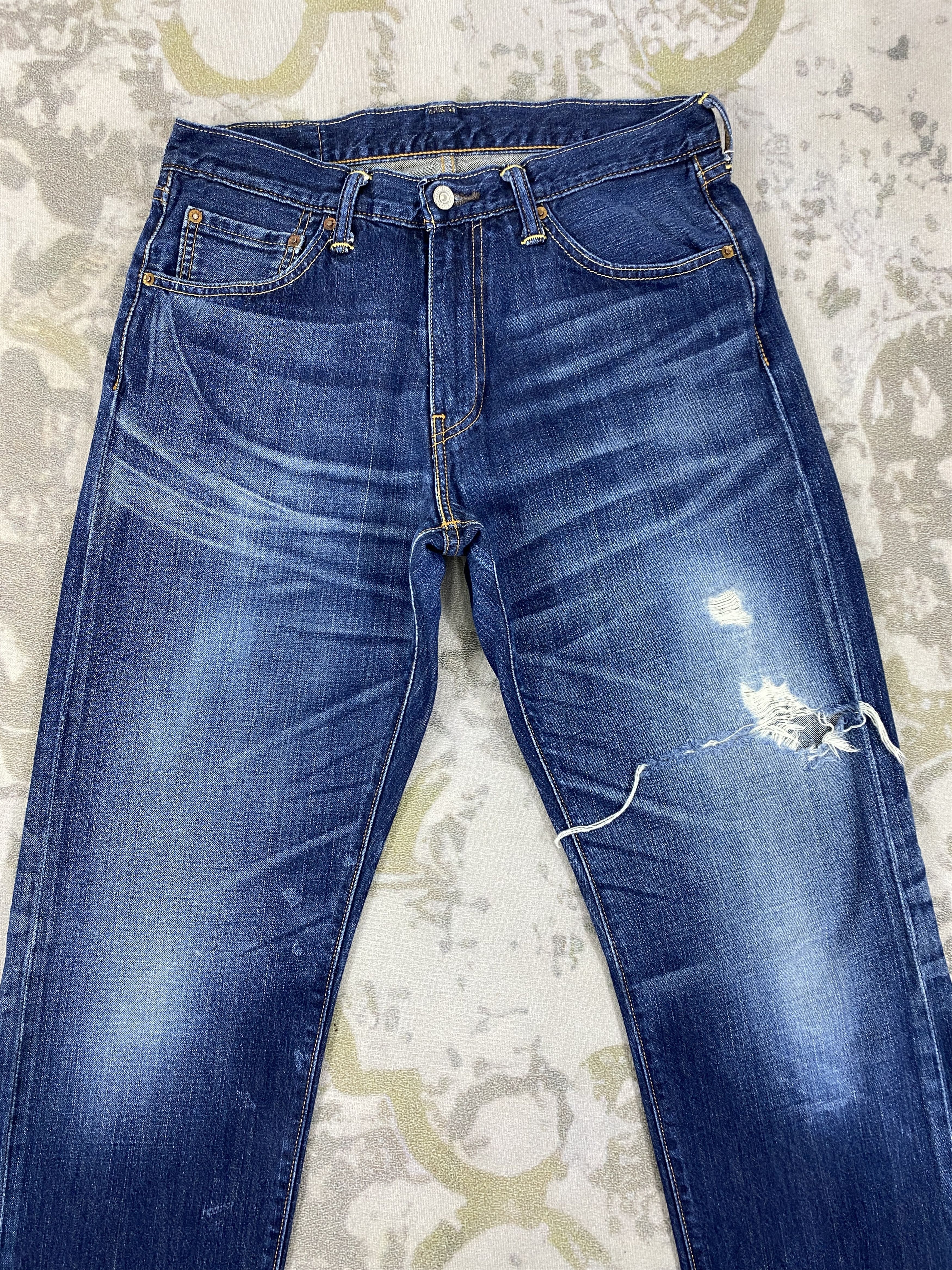 Levi's Distressed Blue Vintage Levi's 503 Jeans 32x32 Denim- JN3552 Size US 32 / EU 48 - 3 Thumbnail