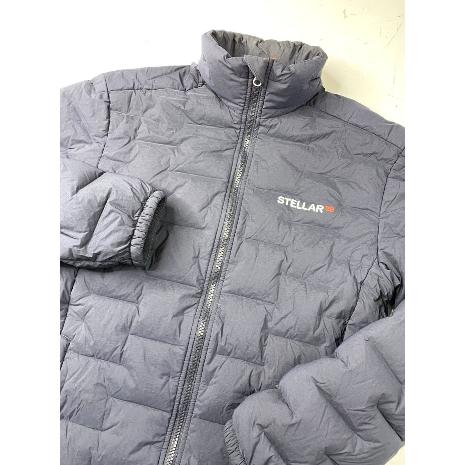 Vintage Stellar Equipment Down Puffer Jacket Mens S Navy Blue 750 Fill Zip Pockets Water Resistant Wind-Resistant Size US S / EU 44-46 / 1 - 2 Thumbnail