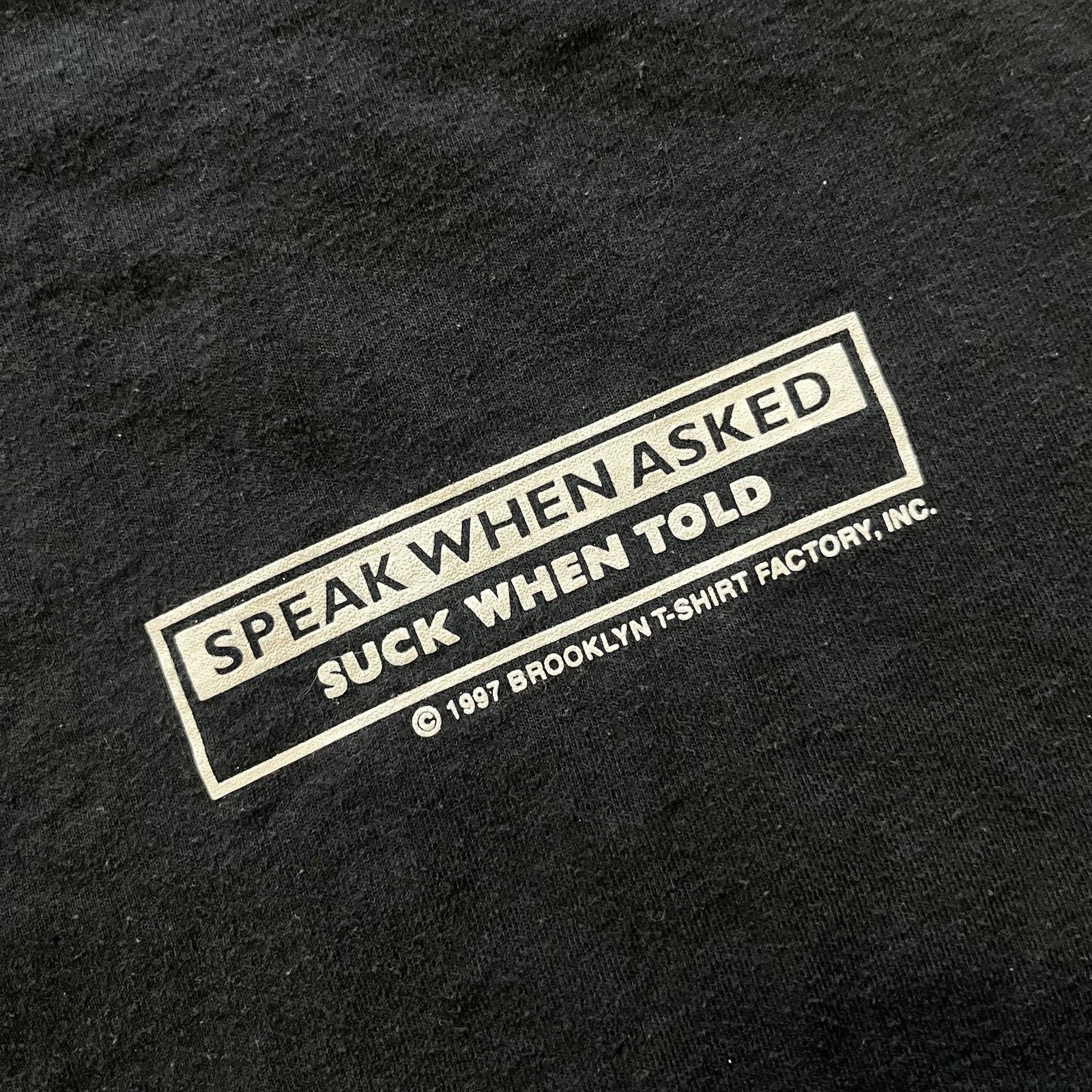 Vintage Vintage Suck When Told Funny Joke Humor 90s Tee Shirt XL Size US XL / EU 56 / 4 - 2 Thumbnail