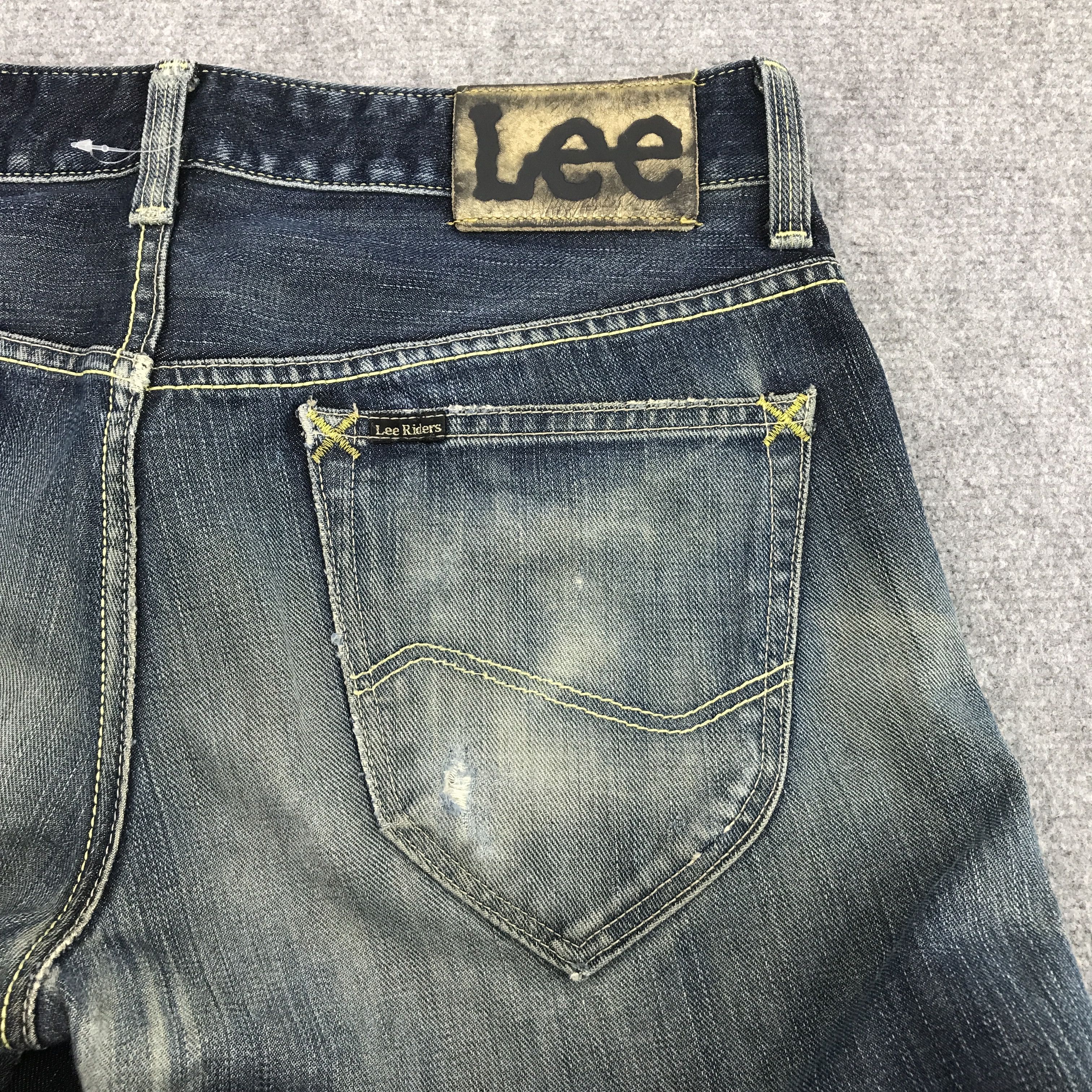 Japanese Brand × Le Grande Bleu (L.G.B.) FLARE GOLD LABEL LEE RIDERS BOOTCUT DENIM PANTS Size US 31 - 11 Thumbnail