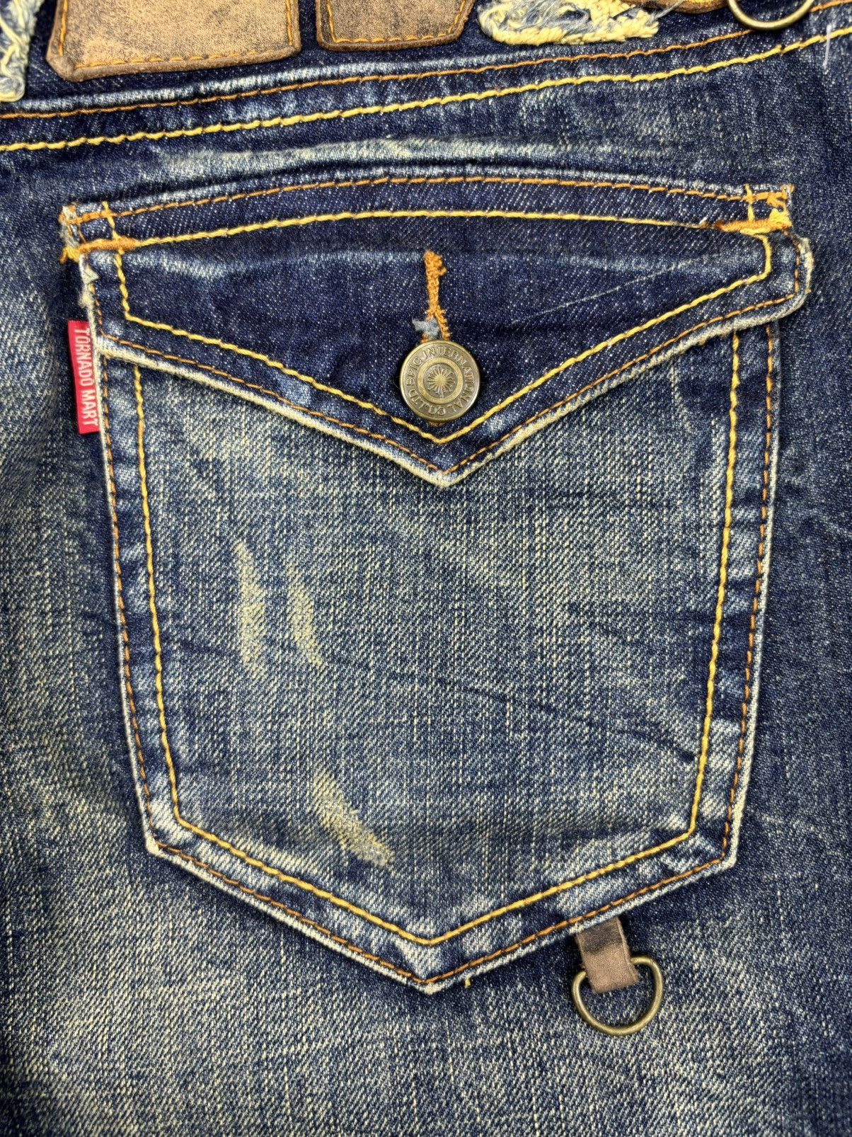 Tornado Mart 💥Super Flare💥Archival Tornado Mart Multipockets Denim K21 Size US 34 / EU 50 - 13 Thumbnail