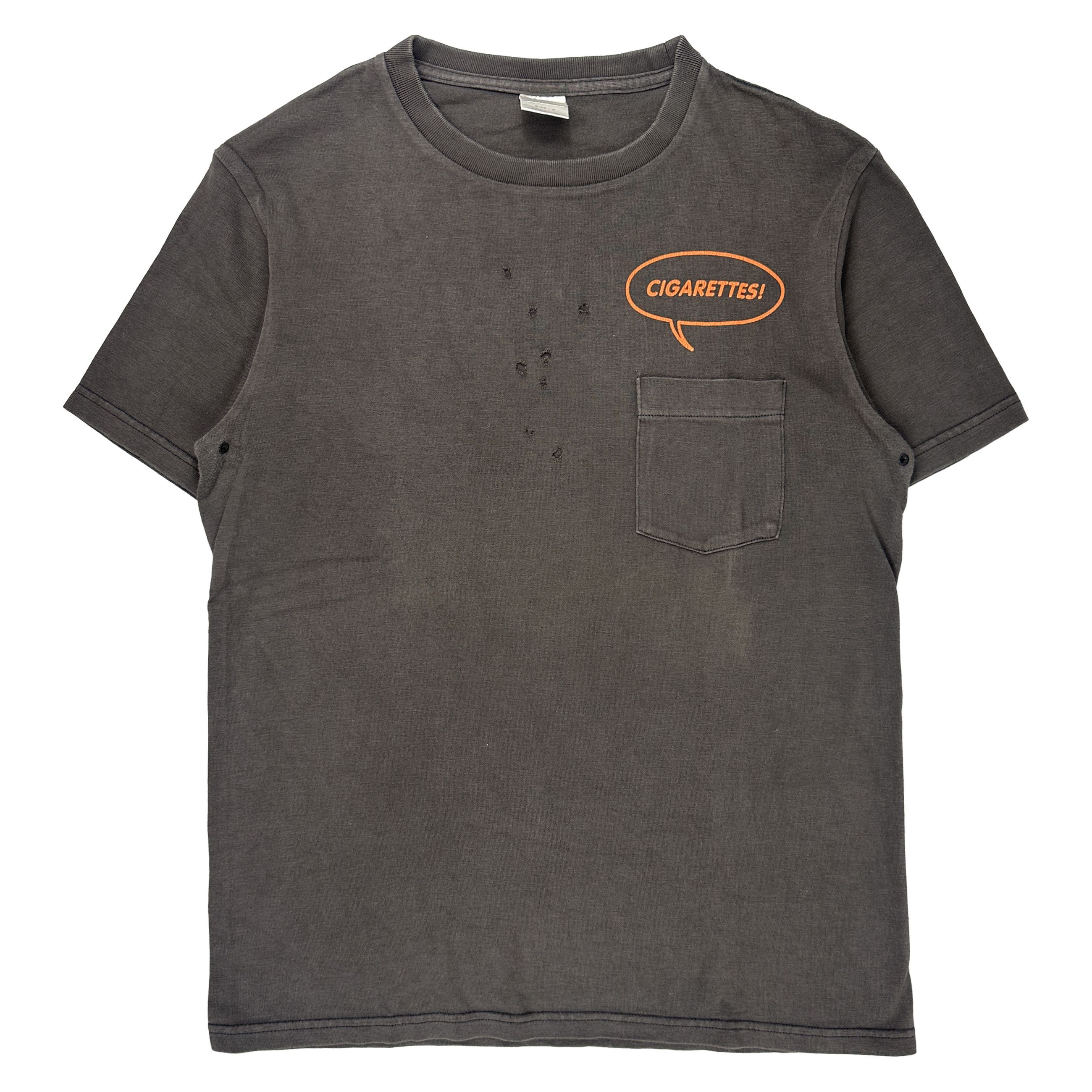 Pre-owned Number N Ine Ss01 "cigarettes" Tee In Brown