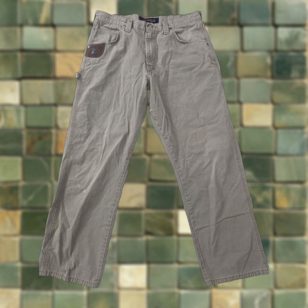 Wrangler Wrangler Riggs Pants Mens 36x32 Carpenter Pockets Workwear Ripstop P3M Pants Size US 36 / EU 52 - 1 Thumbnail