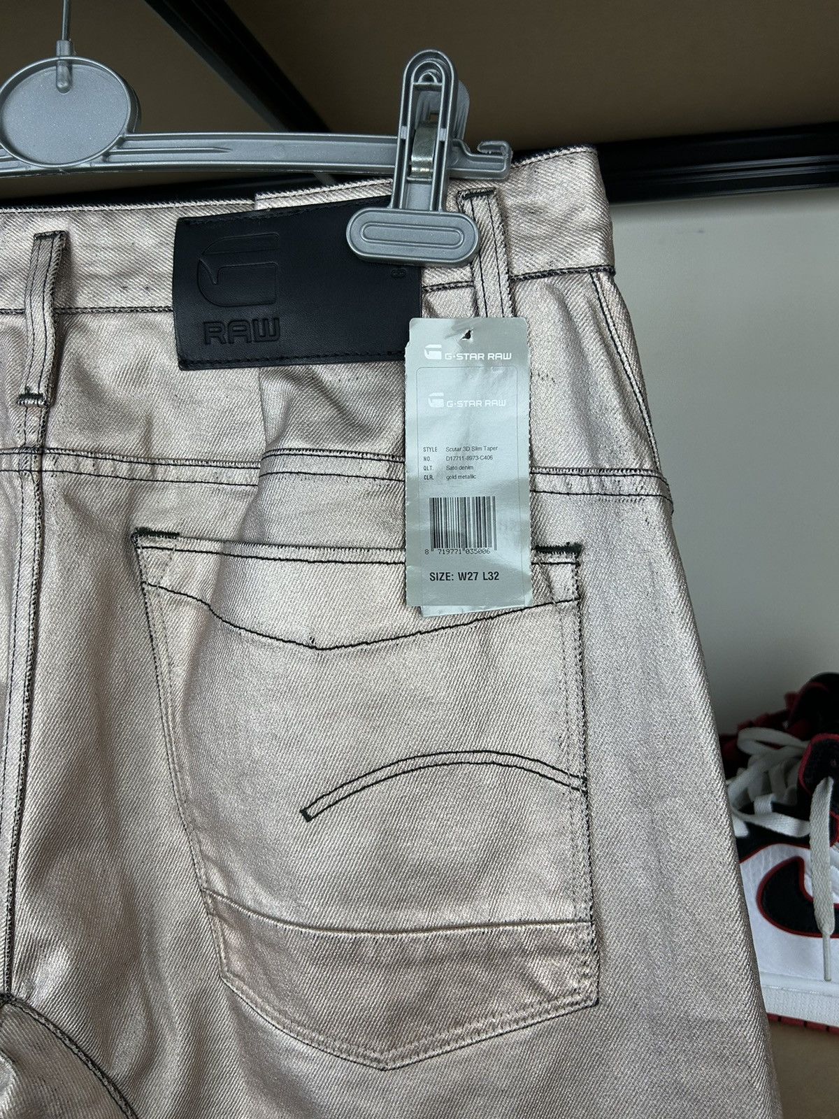 G-Star G Star Raw Scutar 3D Slim Coated Stretch denim Pants jeans Size US 28 / EU 44 - 10 Thumbnail