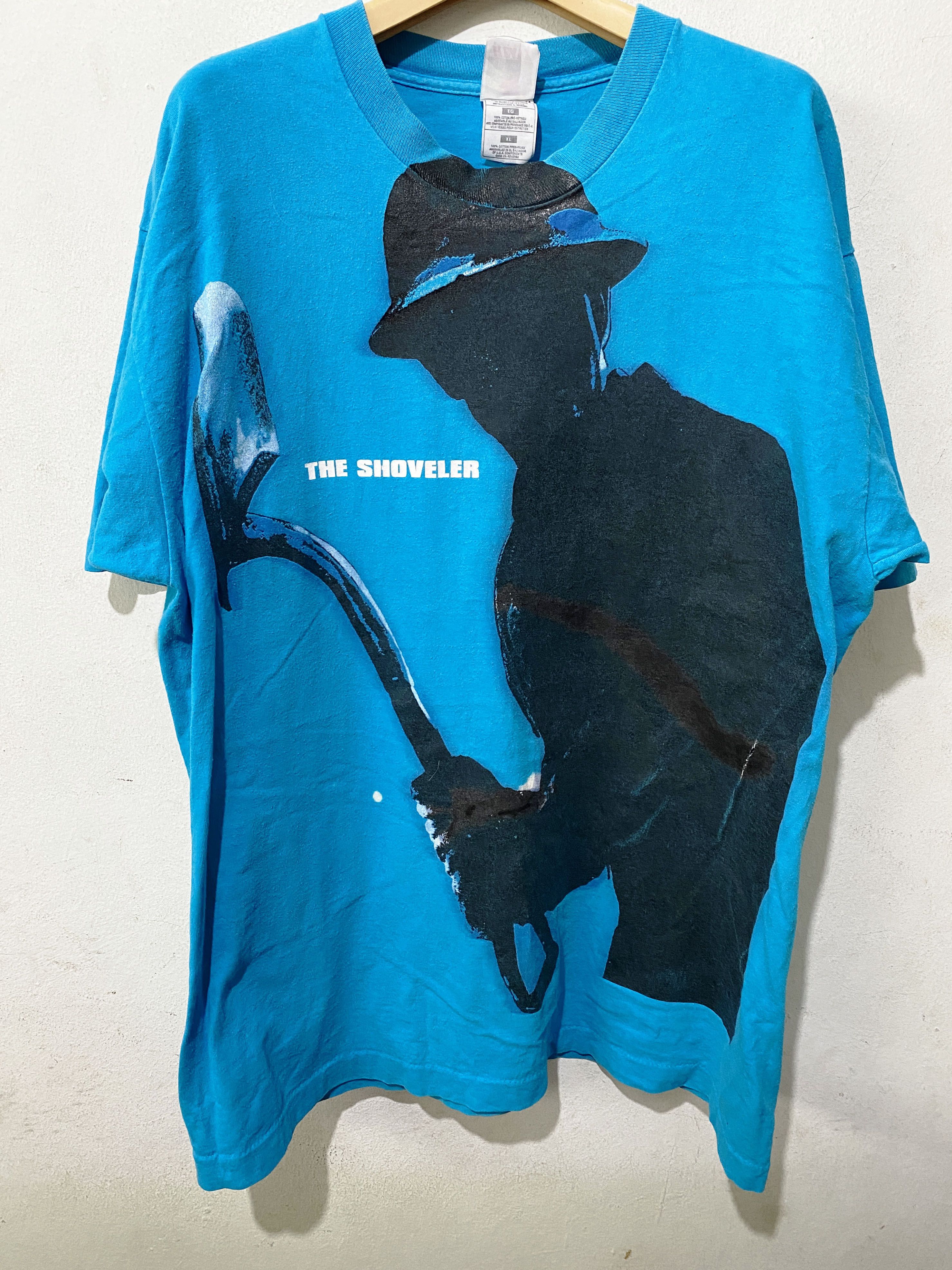 image of Movie Vintage 1999 Mystery Men Shirt in Blue (Size XL)