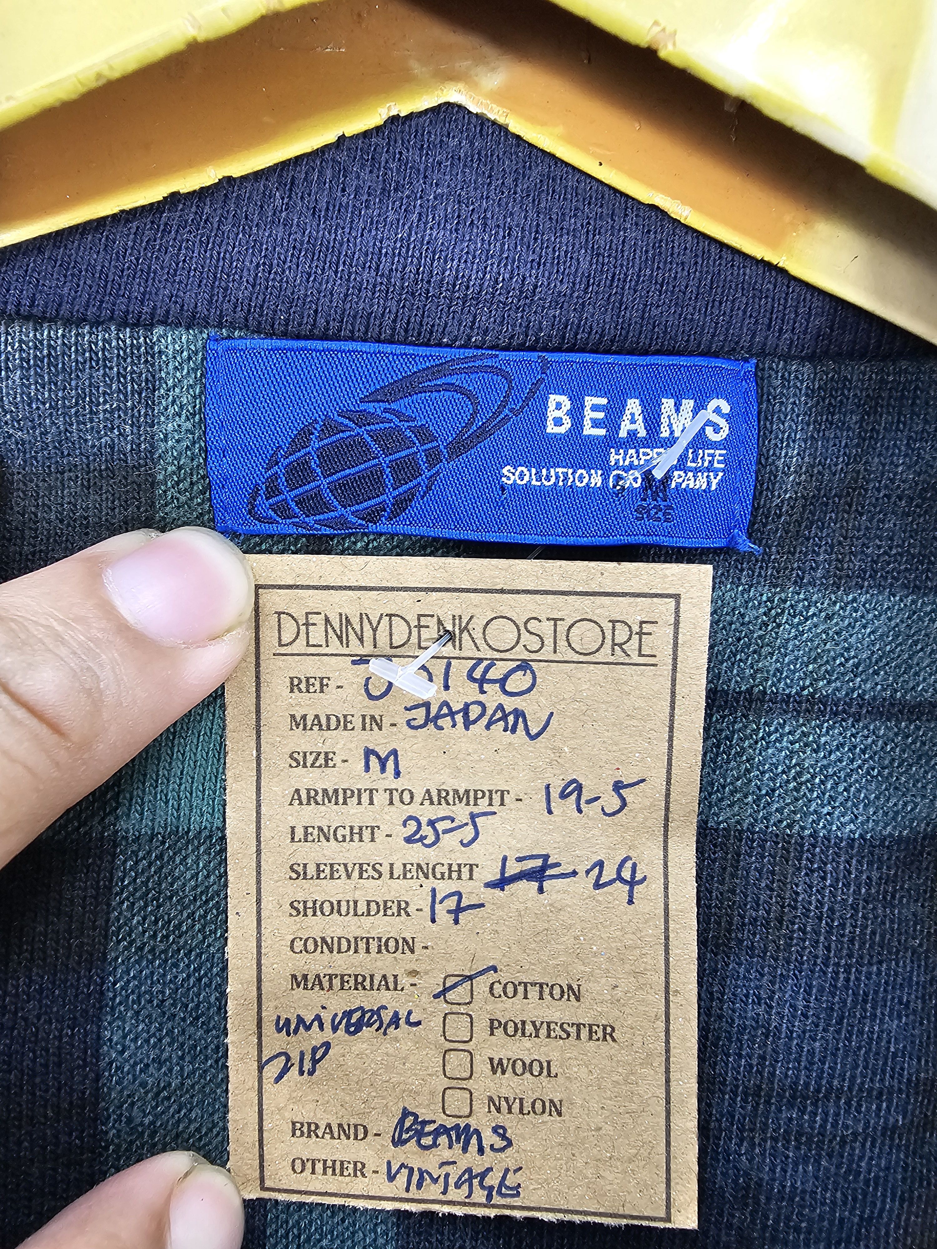 Beams Japan Vintage BEAMS Checked Punk Bondage Motorcycles Jacket J0140 Size US M / EU 48-50 / 2 - 11 Thumbnail