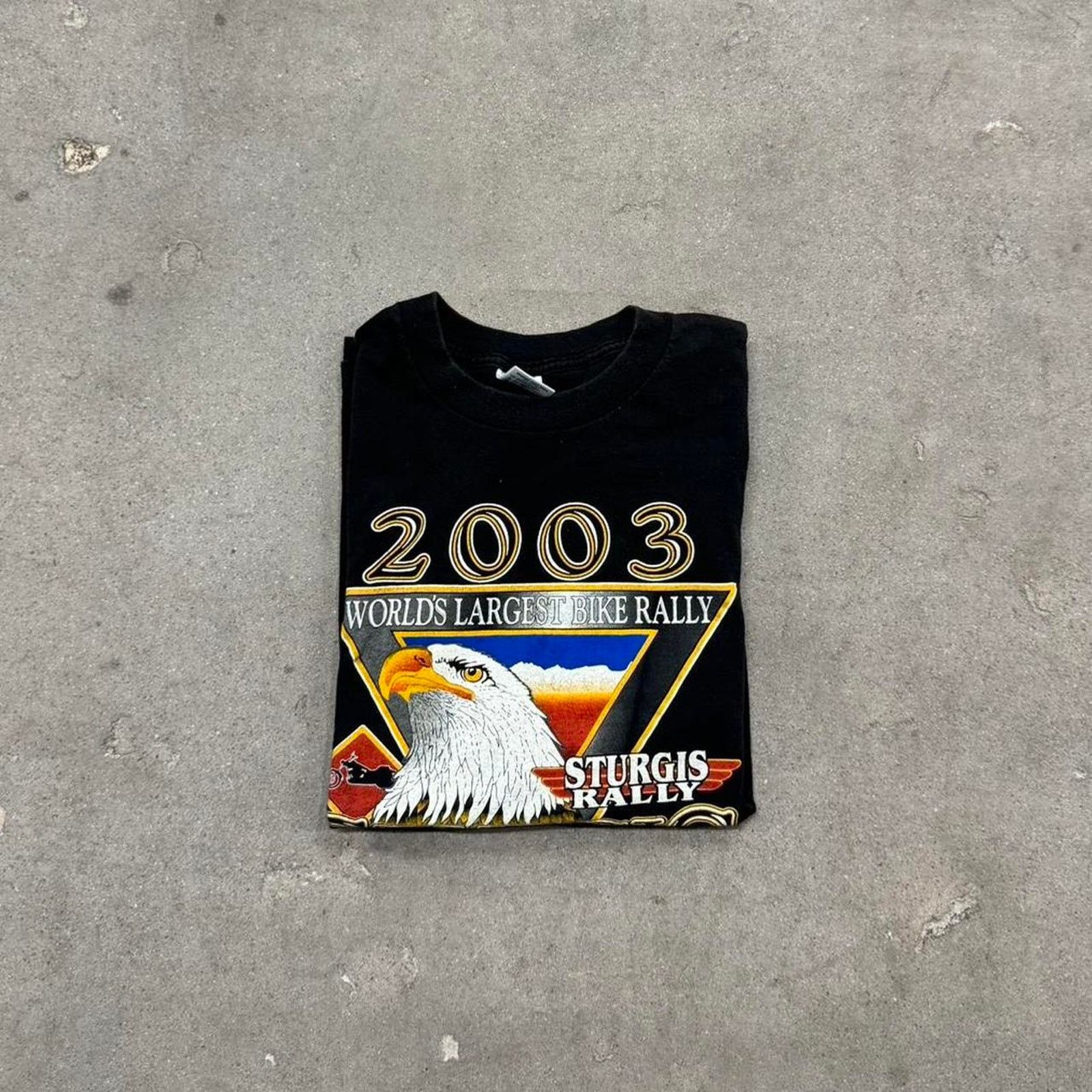 Harley Davidson Vintage 2003 Sturgis Eagle Tee Size US XL / EU 56 / 4 - 3 Thumbnail
