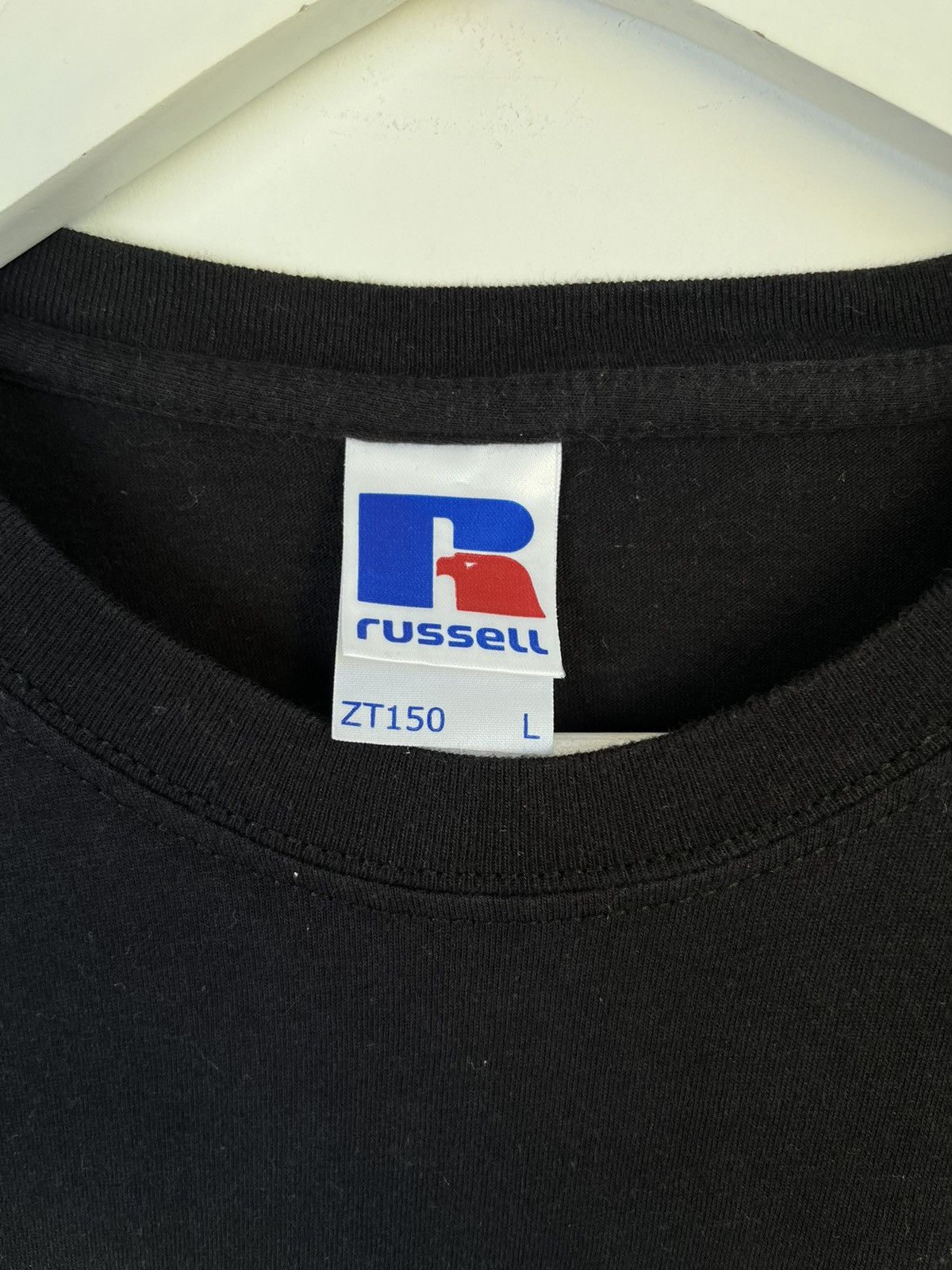 Russell Athletic Vintage Russell Men In Black 3 Black Promo Tee Size US L / EU 52-54 / 3 - 3 Thumbnail