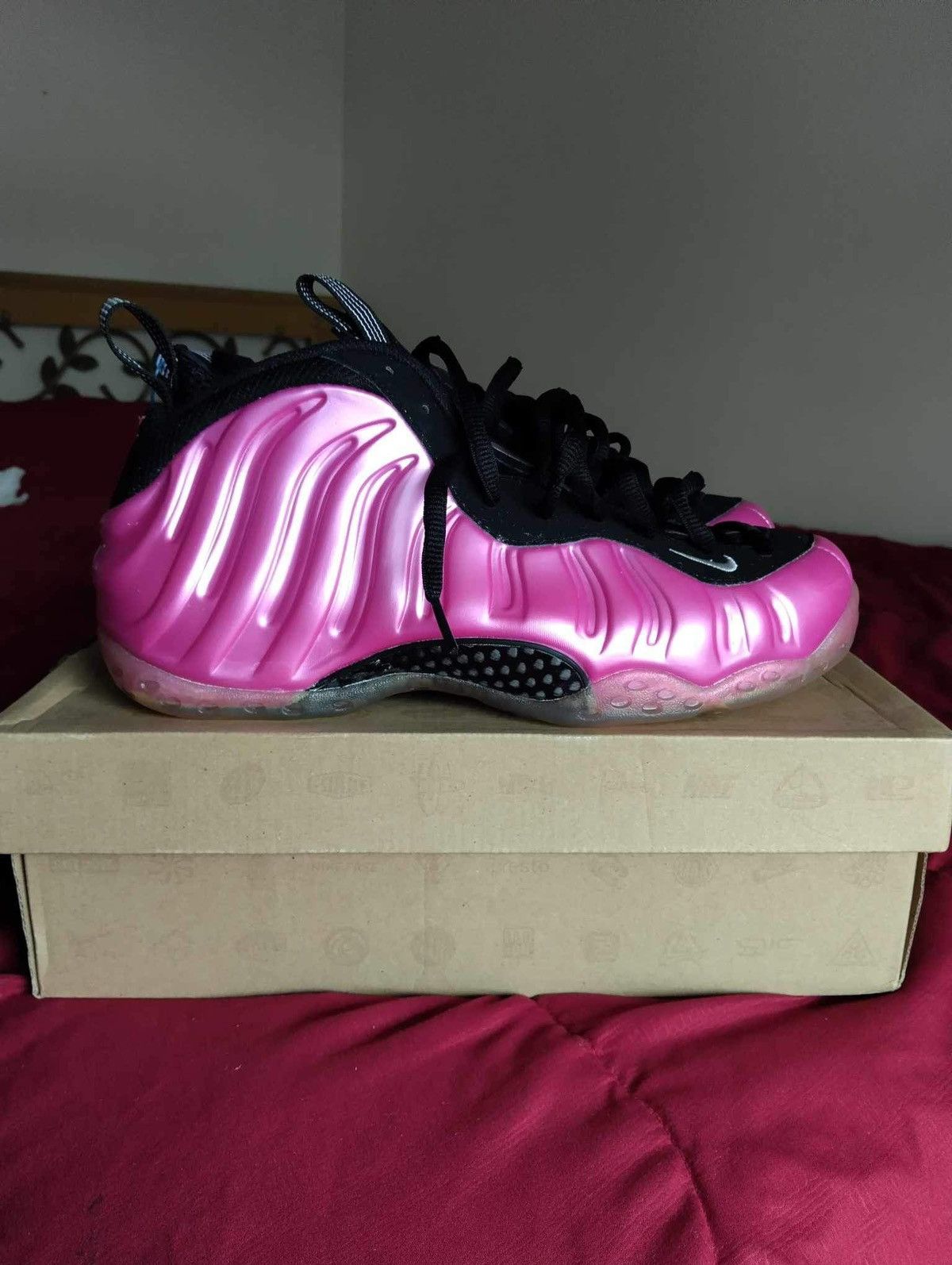 pearlized pink foamposite