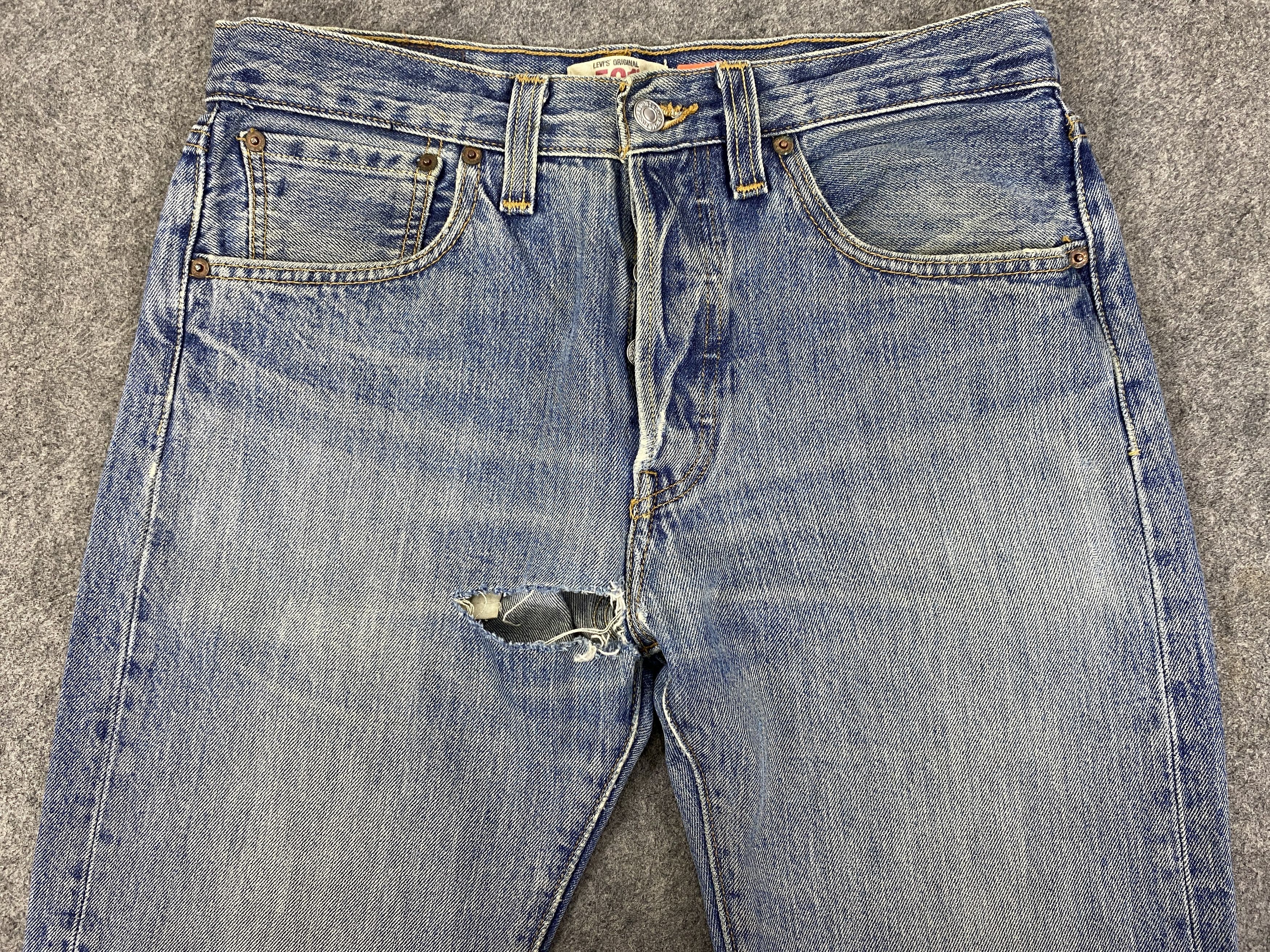Levi's Distressed Blue Vintage Levi's 501 32x30.5 Denim JN2395 Size US 32 / EU 48 - 3 Thumbnail