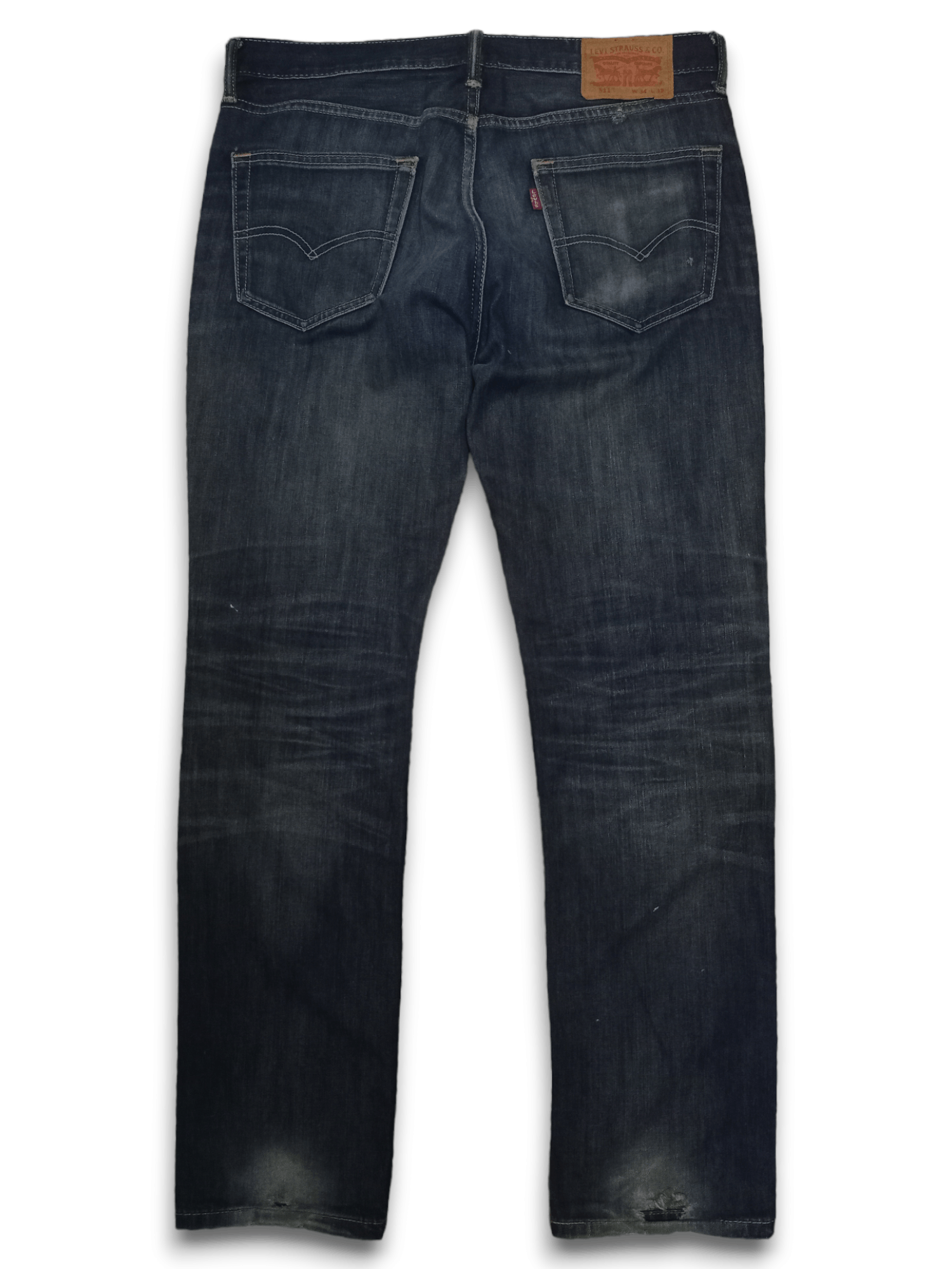 Levi's × Levi's Vintage Clothing Vintage Levis 511 Mud Wash Distressed Jeans Size US 34 / EU 50 - 2 Thumbnail
