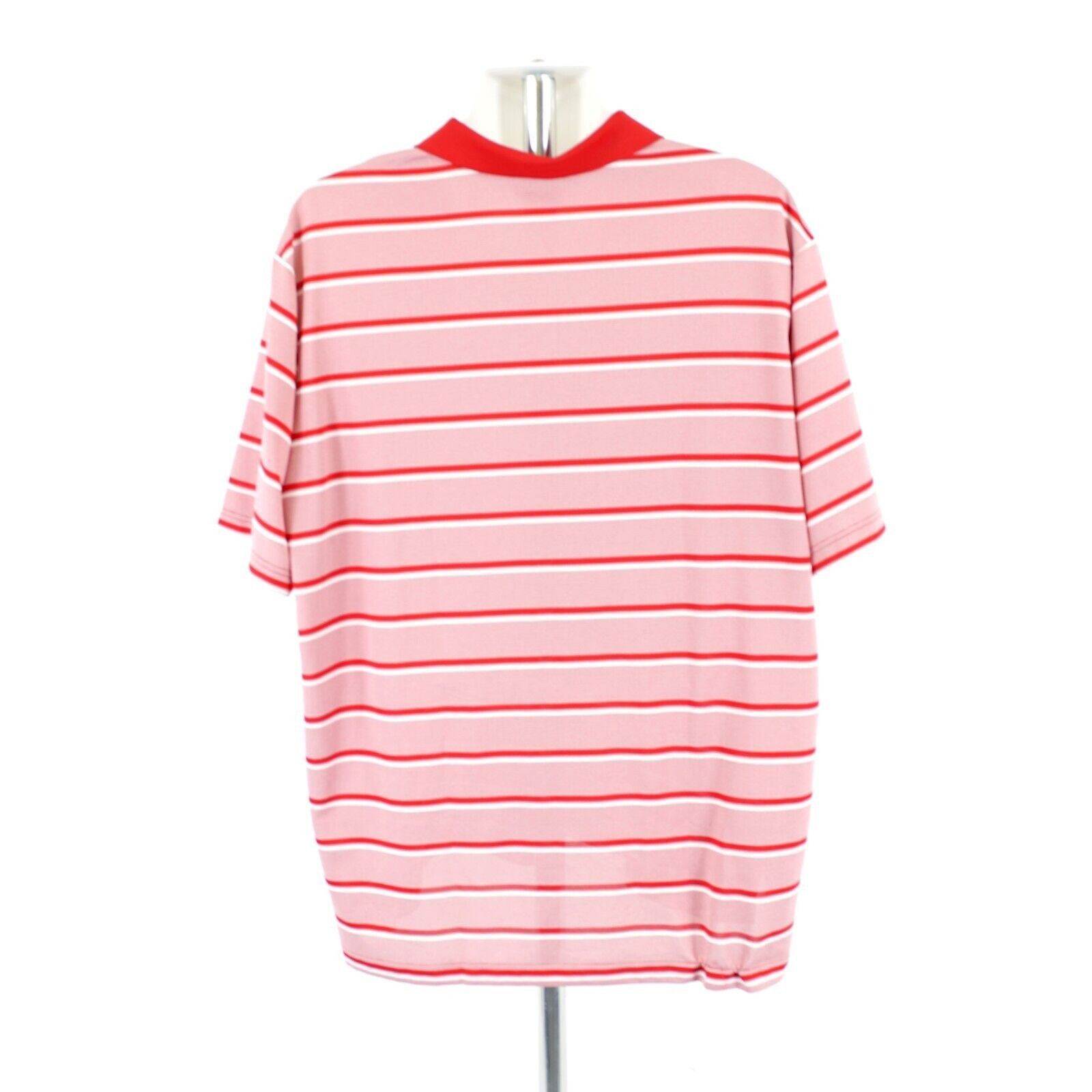 Adidas Adidas Red Striped 2XL Collared Short Sleeve Polo Shirt Size US XXL / EU 58 / 5 - 6 Thumbnail