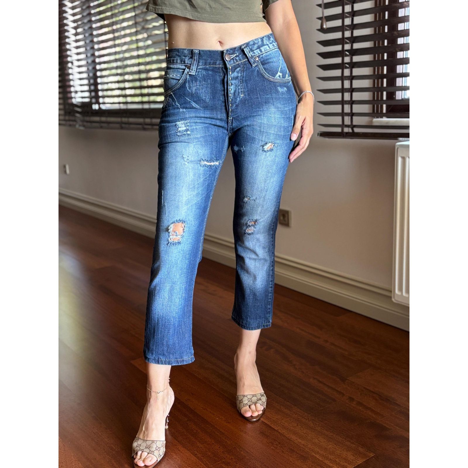Diesel Diesel Denim Division Jeans W29 Y2K Italy Made Black Label Size US 29 - 2 Thumbnail