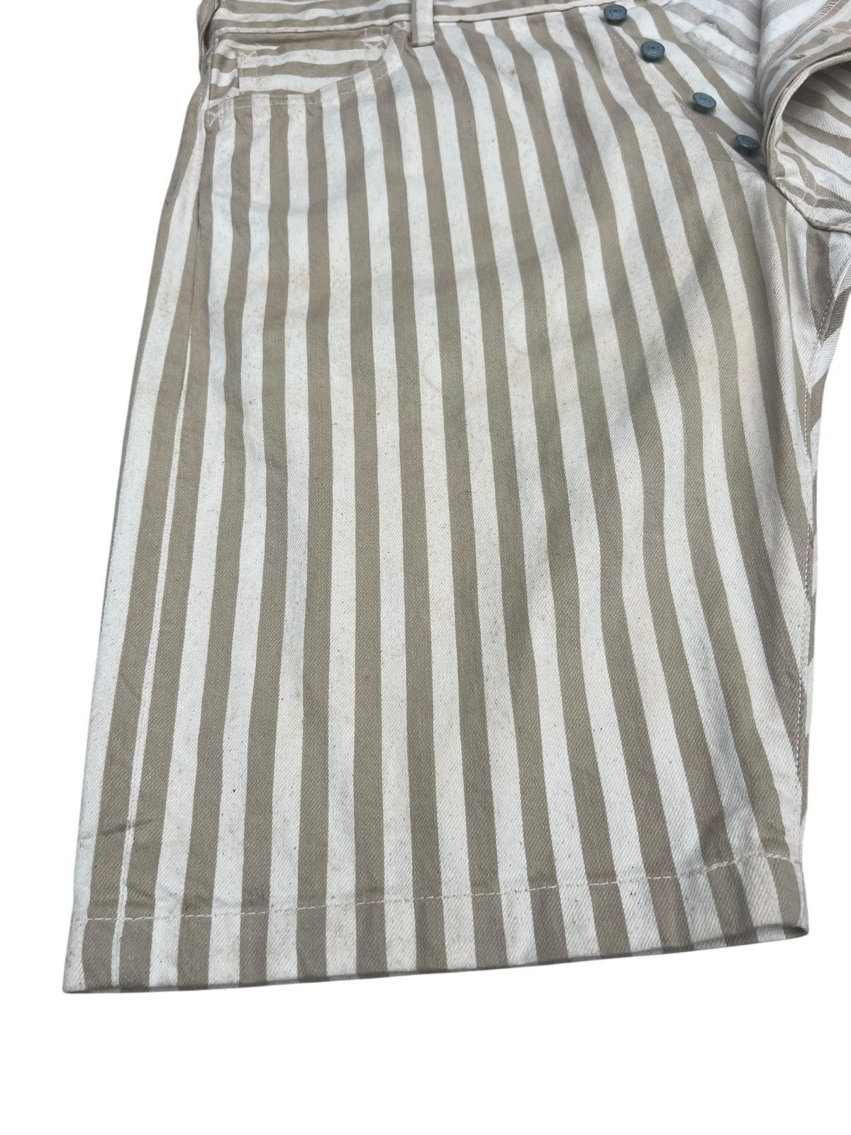 Evisu Dirty Stains Denim Vintage Evisu Stripes Selvedge Short Pant Size US 36 / EU 52 - 11 Thumbnail