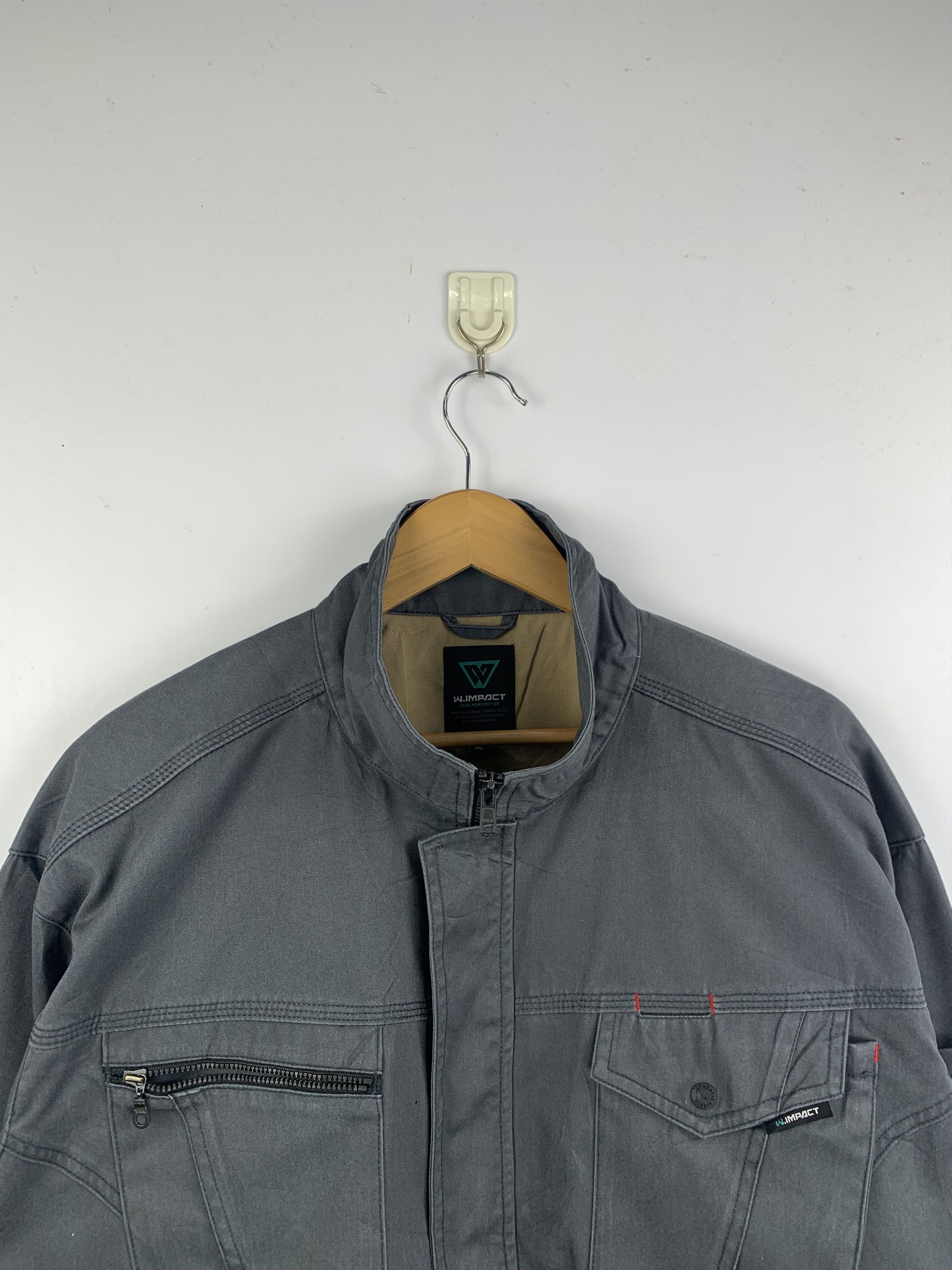 Japanese Brand Vintage Japanese Brand Worker Denim Jacket J1613 Size US XXL / EU 58 / 5 - 2 Thumbnail