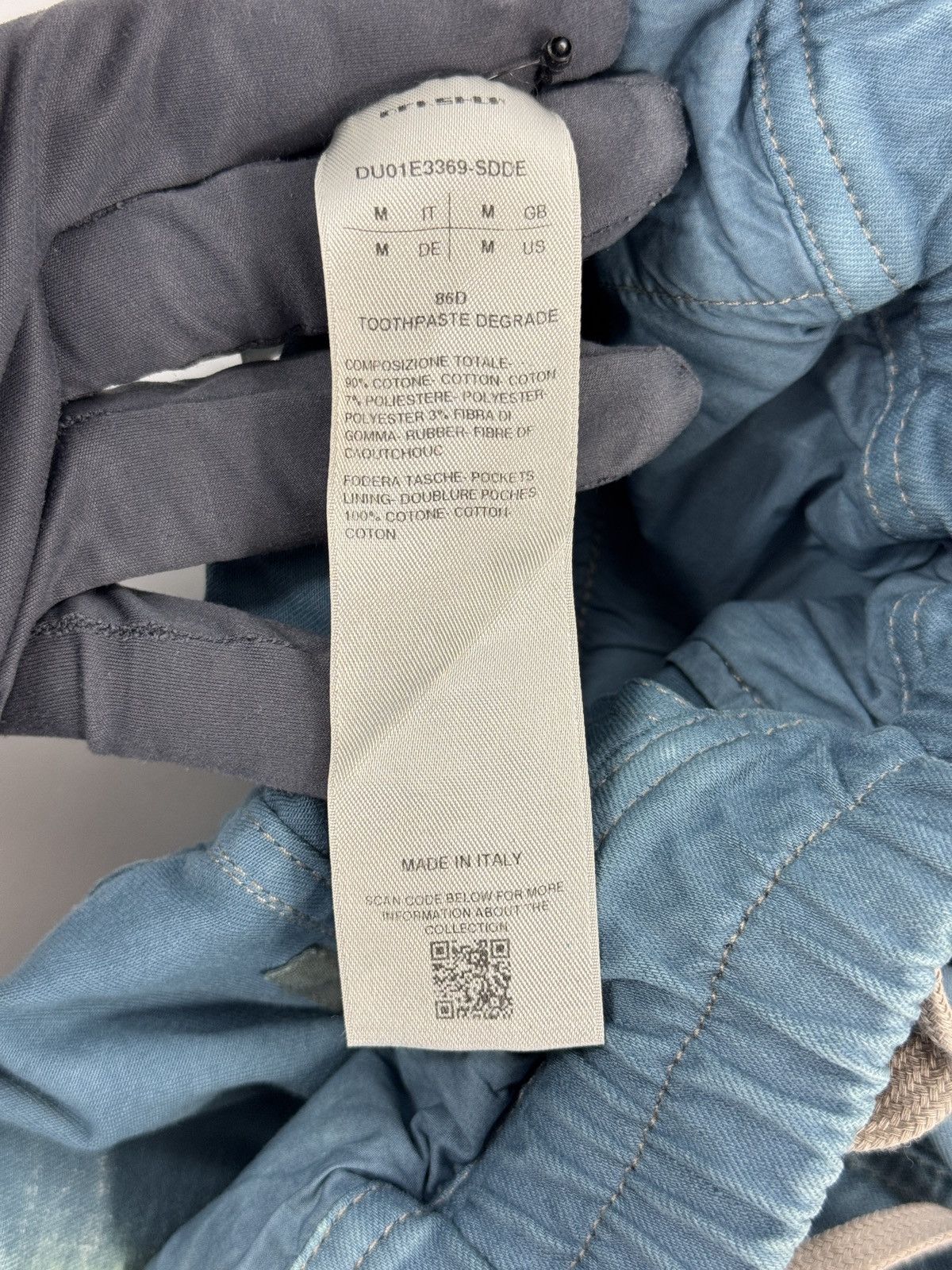 Rick Owens CARGOBELA THOOTHPASTE DEGRADE SHORTS Size US 32 / EU 48 - 5 Thumbnail