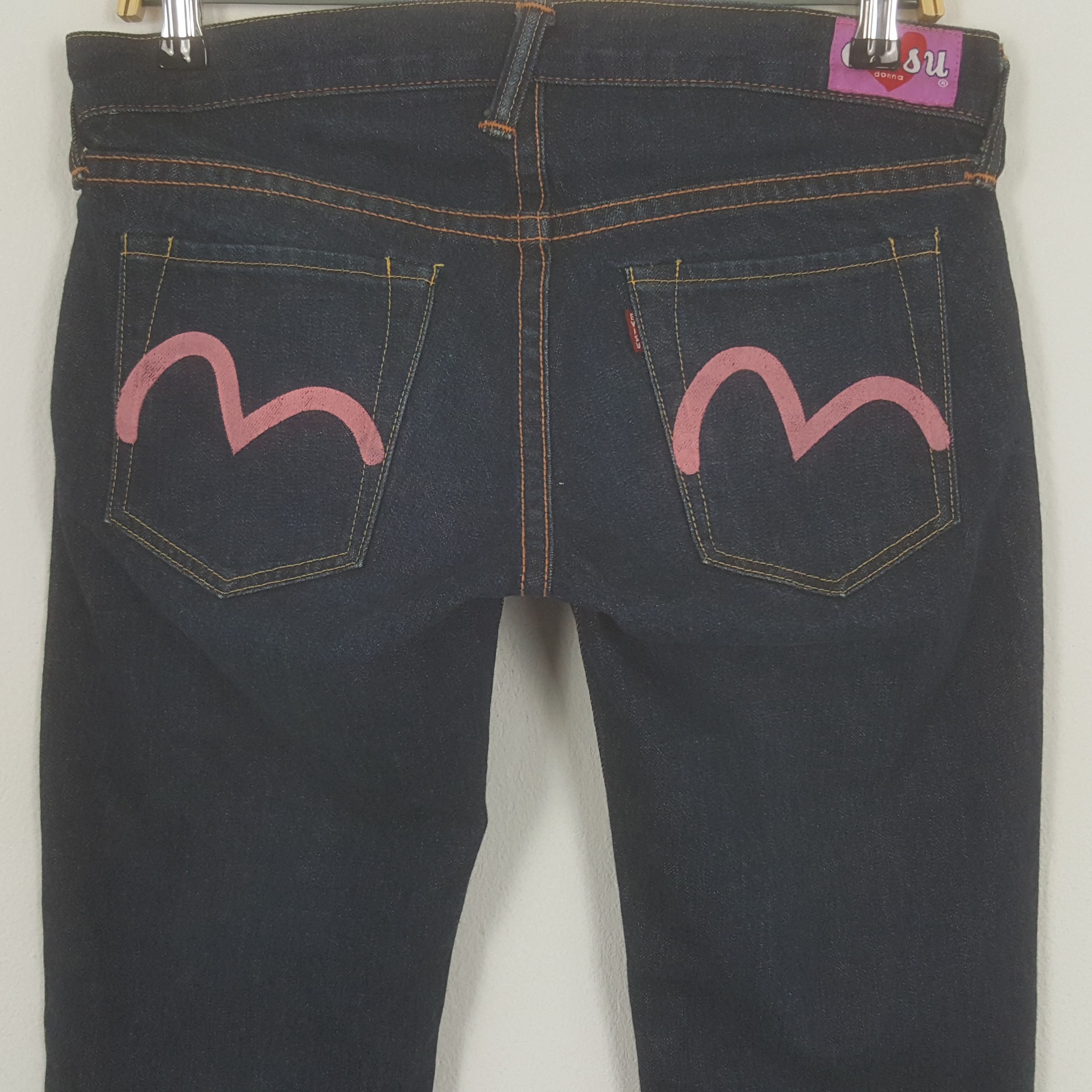 Evisu Vintage Evisu Japanese Brand Daicock Pink Art Custom Jeans Size 32" / US 10 / IT 46 - 5 Thumbnail