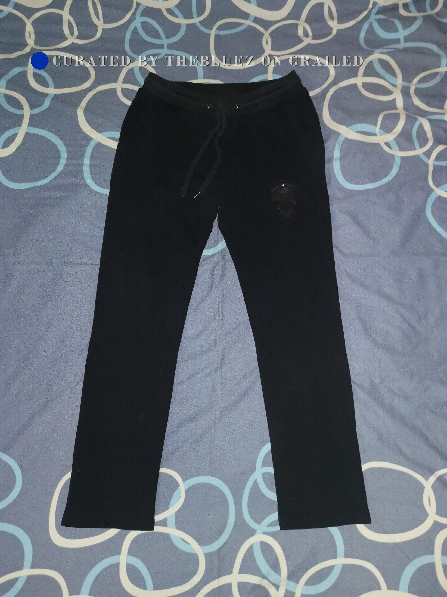 Philipp Plein Philipp Plein Skull Stripe Embroidered Sweatpants Size US 30 / EU 46 - 1 Thumbnail