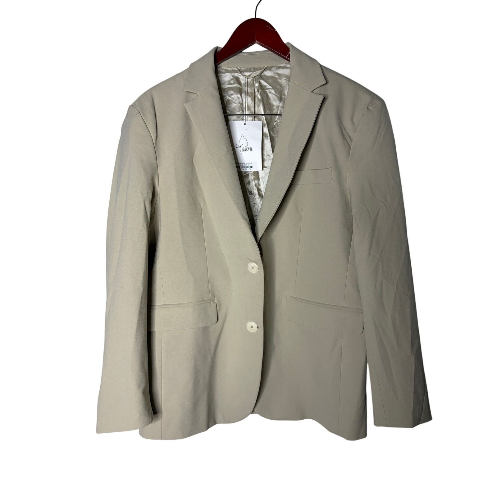 Other New Djerf Avenue Forever Blazer Greige Sz S Size S / US 4 / IT 40 - 2 Thumbnail