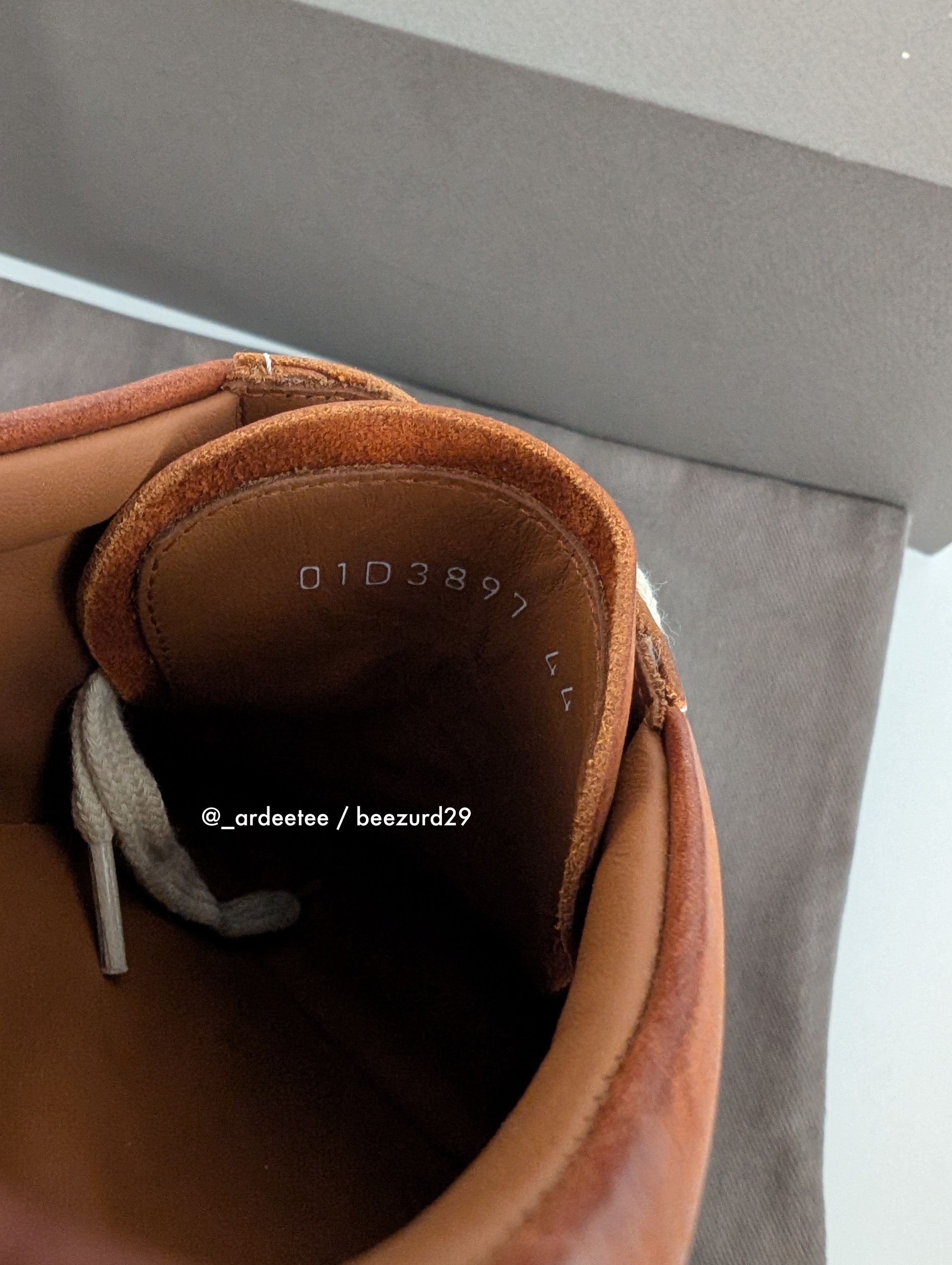 Rick Owens *NEW* NUBUCK LEATHER VINTAGE SNEAKERS VANS CLAY SS24 Size US 11 / EU 44 - 11 Thumbnail