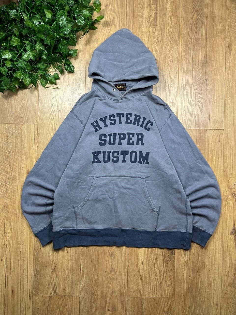 Hysteric Glamour HYSTERIC GLAMOUR SUPER KUSTOM RARE ARCHIVE HOODIE DISTRESSED Size US L / EU 52-54 / 3 - 1 Thumbnail