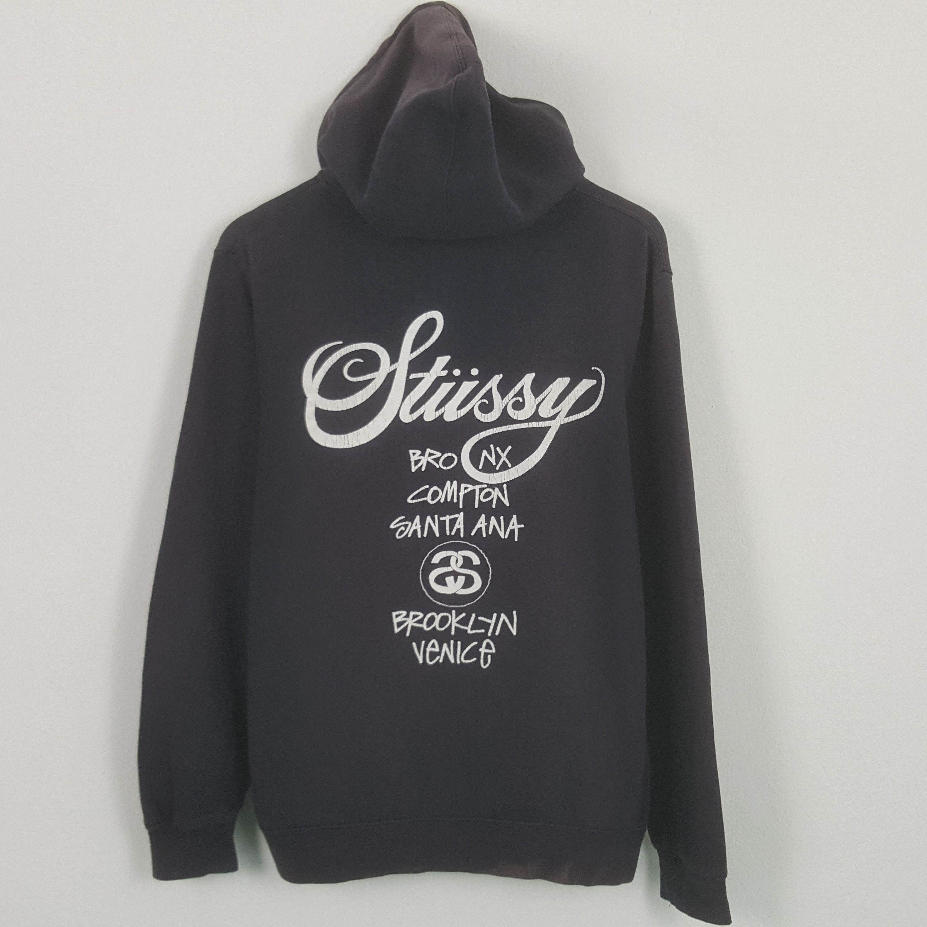 Stussy × Vintage Vintage Stussy Big Design Sweatshirt Hoodies Size US M / EU 48-50 / 2 - 1 Thumbnail