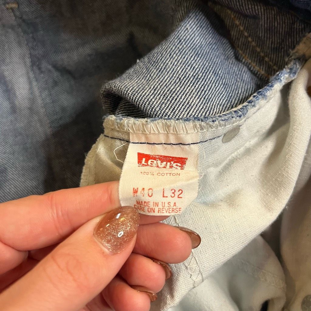 Levi's Vintage Levi 506 Blue Denim Casual Jeans Men 38x30 Size US 38 / EU 54 - 3 Thumbnail