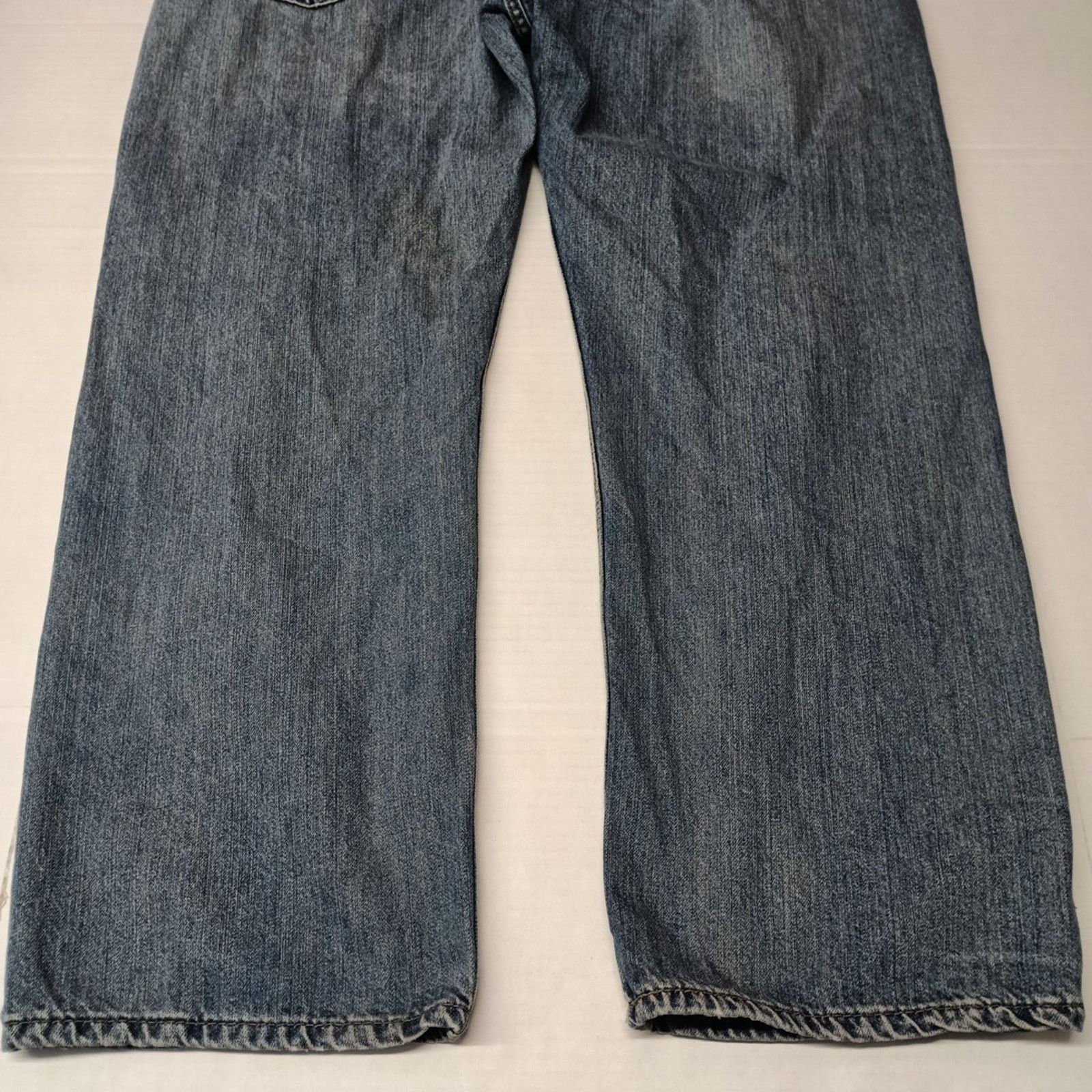 Levi's Levi's Men's 569 Loose Fit Straight Blue Jeans Size 44x32 Size US 44 / EU 60 - 9 Thumbnail