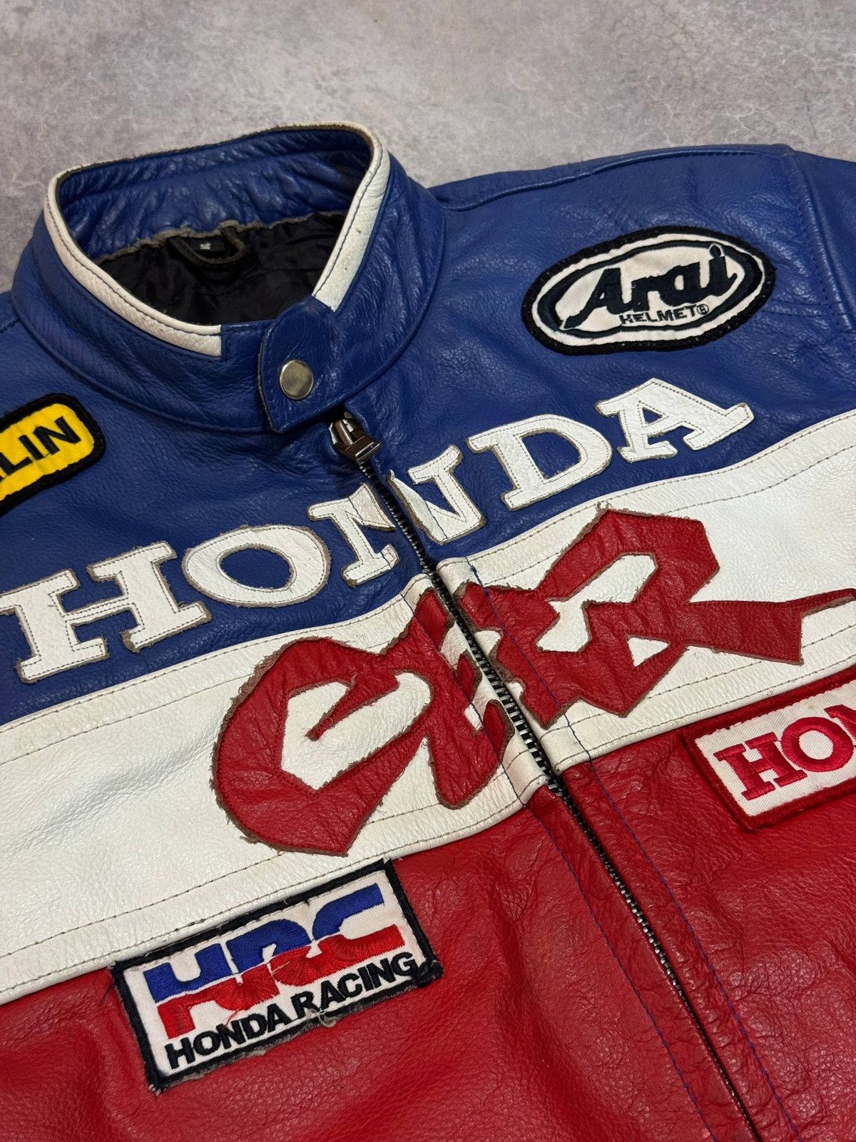 Vintage Vintage 90s OG real leather Honda CBR Racing jacket swag y2k Size US S / EU 44-46 / 1 - 6 Thumbnail