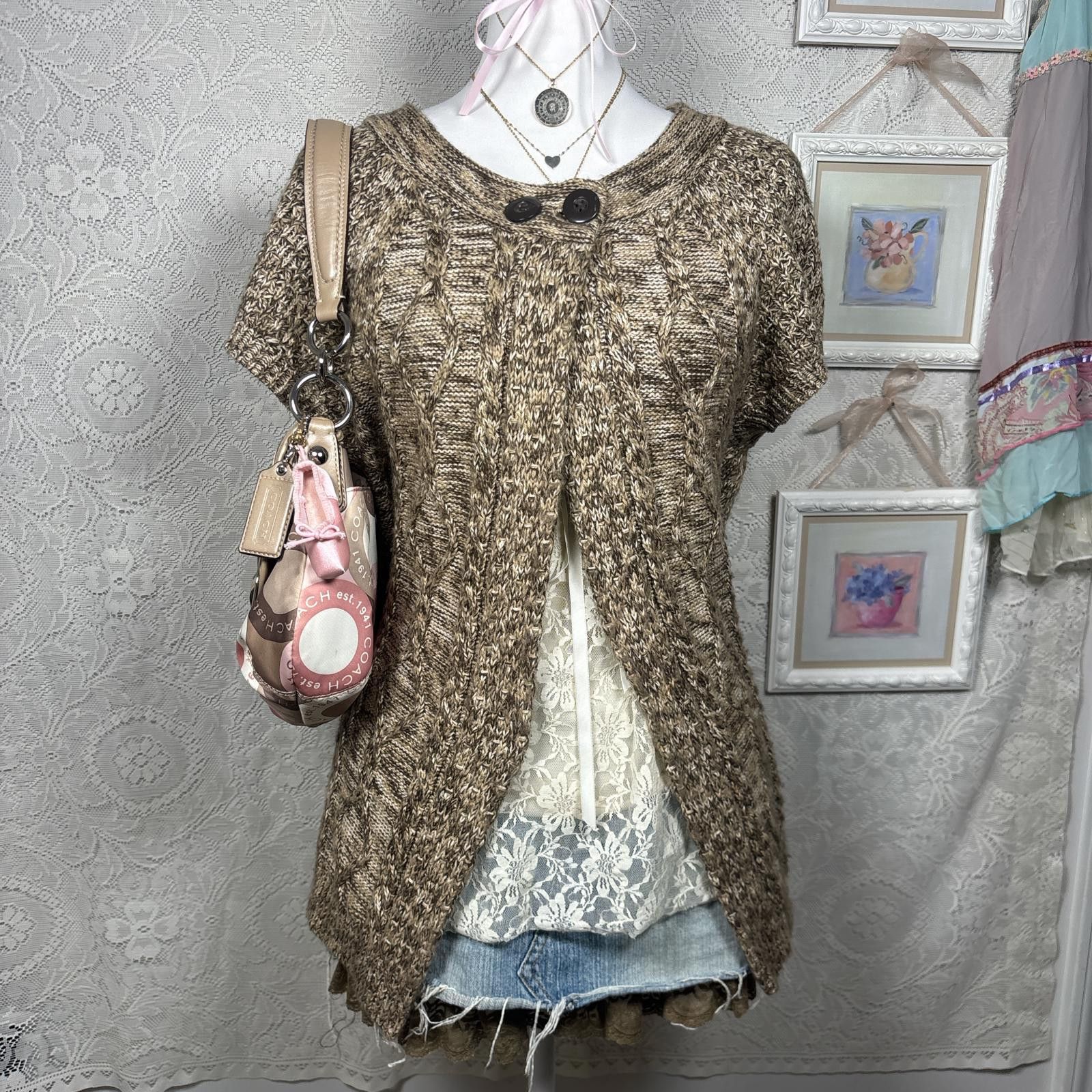 Other vintage cottage core babydoll sweater Size L / US 10 / IT 46 - 1 Thumbnail