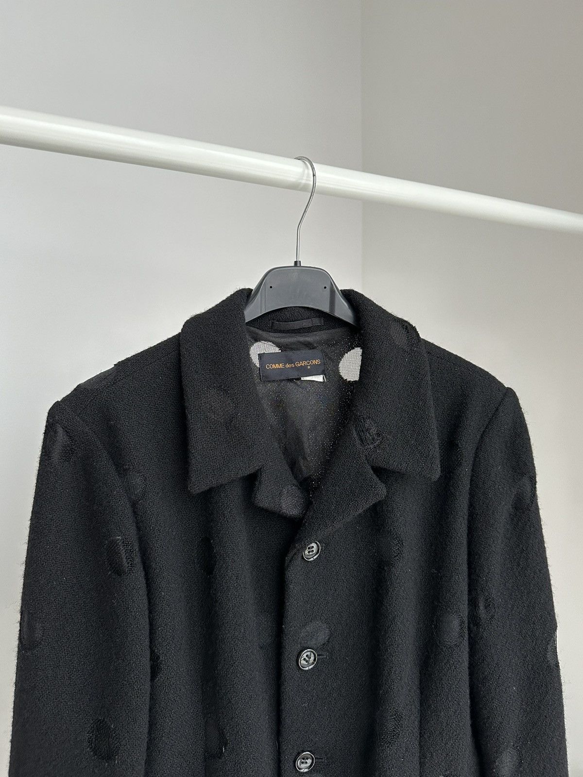 Comme des Garcons Comme Des Garçons Wool Holed Jacket Blazer Size M / US 6-8 / IT 42-44 - 4 Thumbnail
