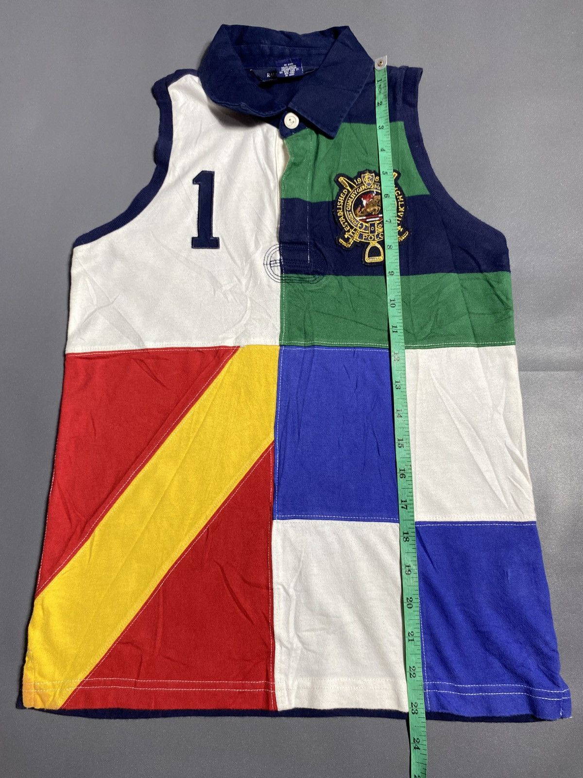 Polo Ralph Lauren Polo Ralph Lauren Multi Colour Tank Top Size US XL / EU 56 / 4 - 15 Thumbnail