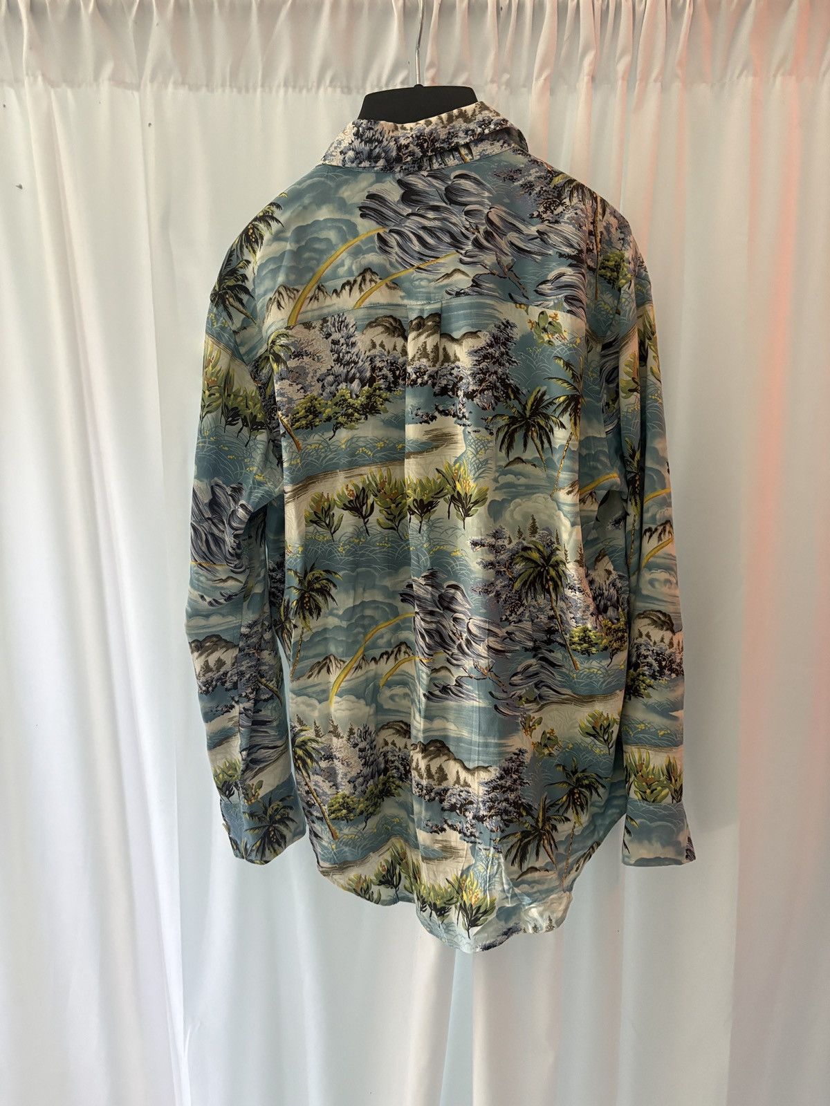 Saint Laurent Paris SS16 “Surf Sound” Saint Laurent Paris Palm Waves Shirt Size US S / EU 44-46 / 1 - 2 Thumbnail
