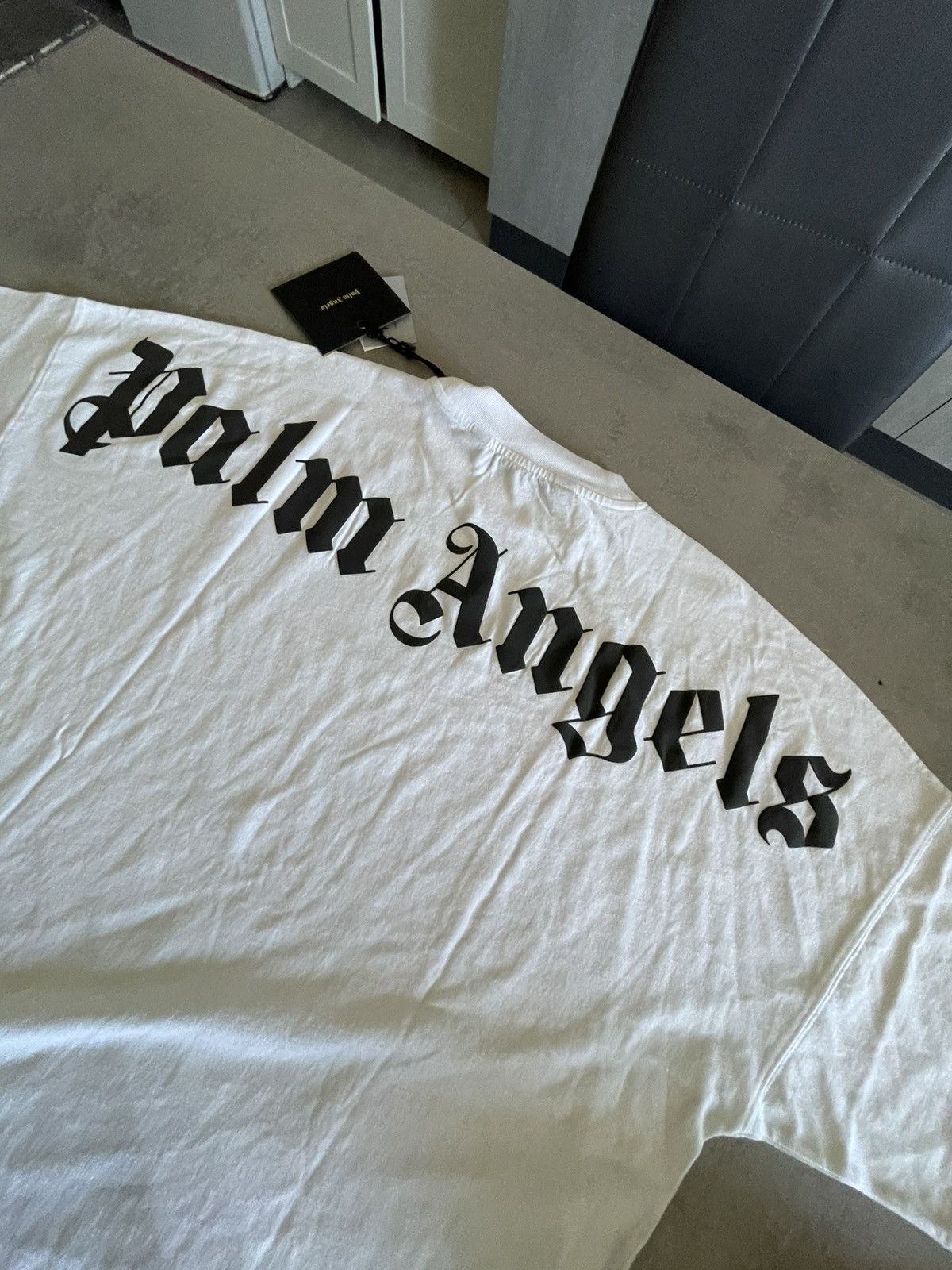 Palm Angels palm angels classic logo over tee White black S Size US S / EU 44-46 / 1 - 2 Thumbnail
