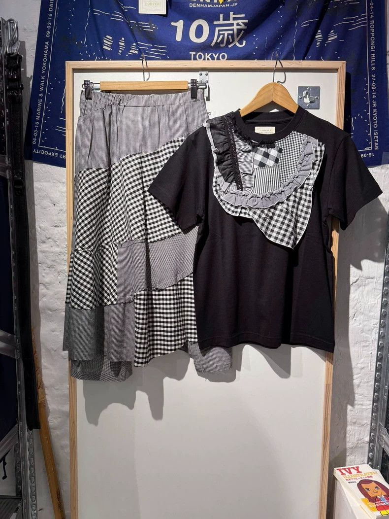 Comme des Garcons Comme Des Garcons Plaid patchwork skirt 2505-Nextarrow Size M / US 6-8 / IT 42-44 - 6 Thumbnail