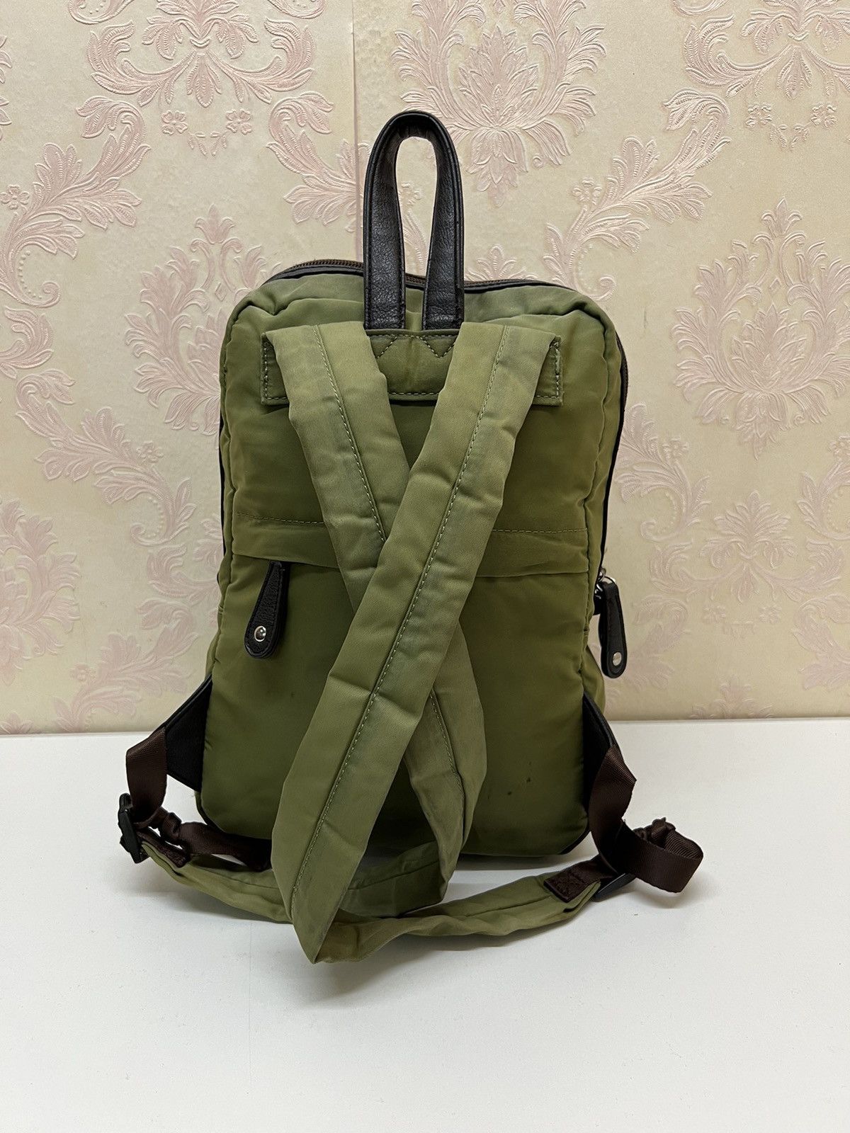 Yohji Yamamoto Y’Saccs Green Bagpack Size ONE SIZE - 7 Thumbnail