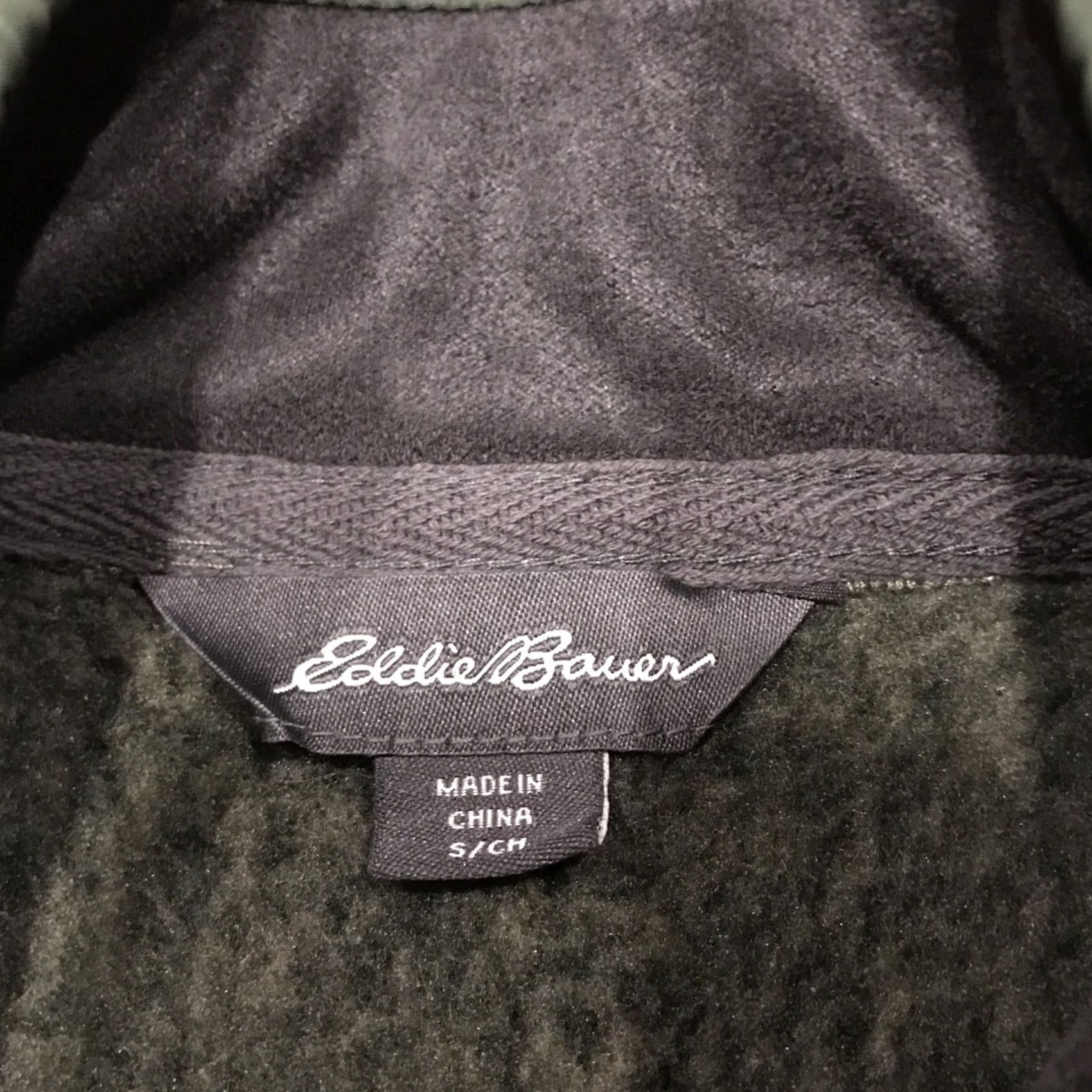 Eddie Bauer Eddie Bauer Mens S Sweater Fleece 1/4 Zip Green Polyester Pullover Outdoor B23 Size US S / EU 44-46 / 1 - 2 Thumbnail