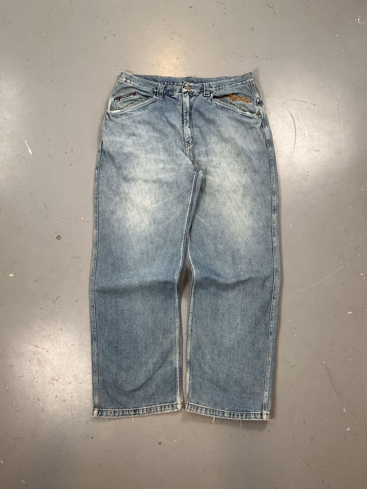Karl Kani × Vintage Vintage Kani jeans distressed loose fit denim Size US 40 / EU 56 - 2 Thumbnail