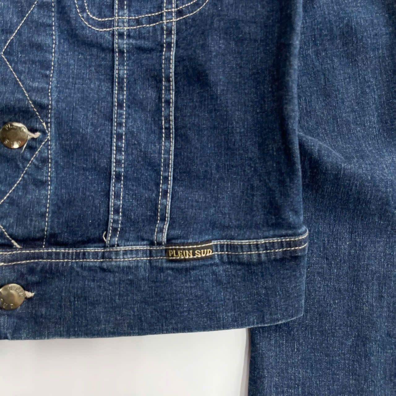 plein sud 2000s Plein Sud cropped denim jacket Size XS / US 0-2 / IT 36-38 - 5 Thumbnail