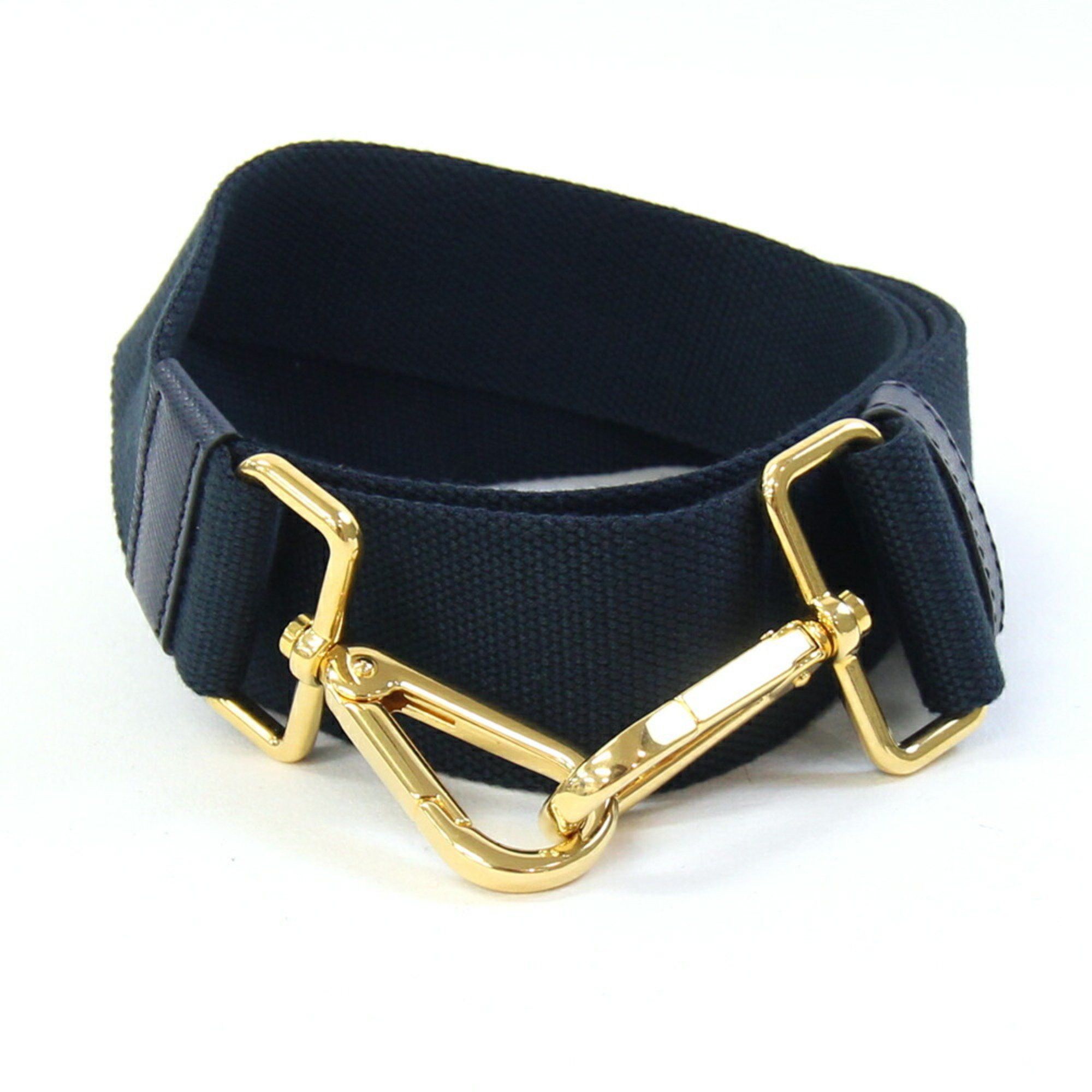 Prada Shoulder Strap Navy Canvas Bag For Women Prada in Black