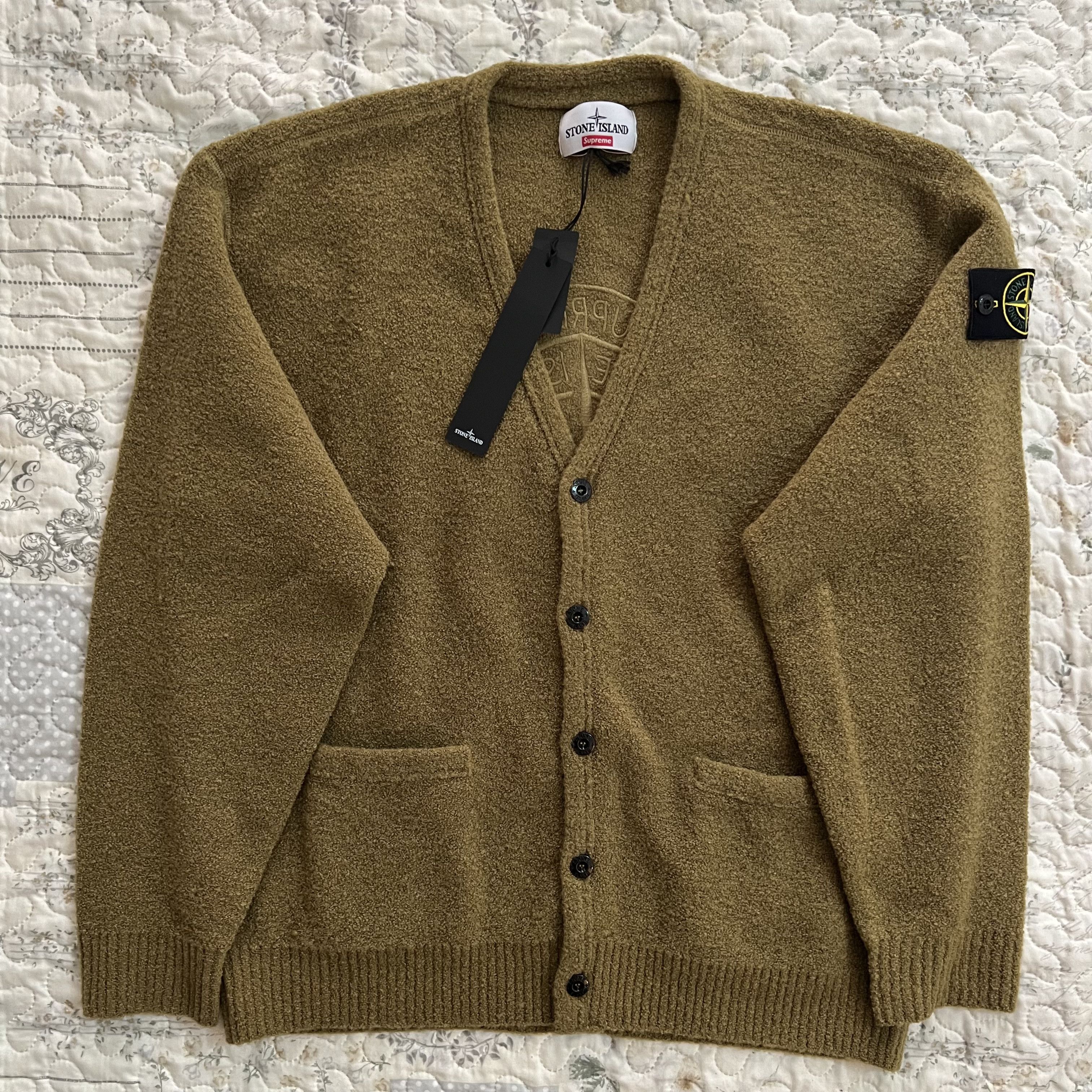 Supreme Stone Island BoucleCardigan M
