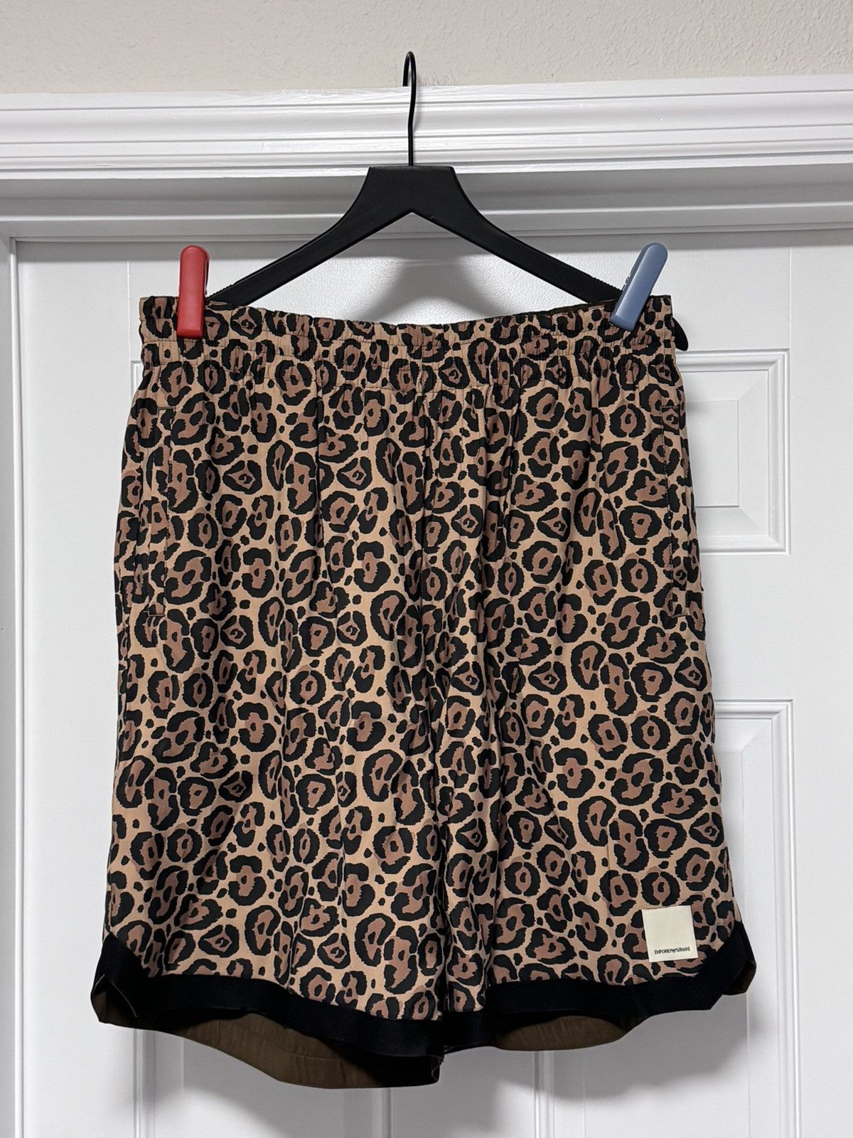 Emporio Armani NWT Emporio Armani Reversible Leopard Print Bermuda Shorts Size US 34 / EU 50 - 2 Thumbnail