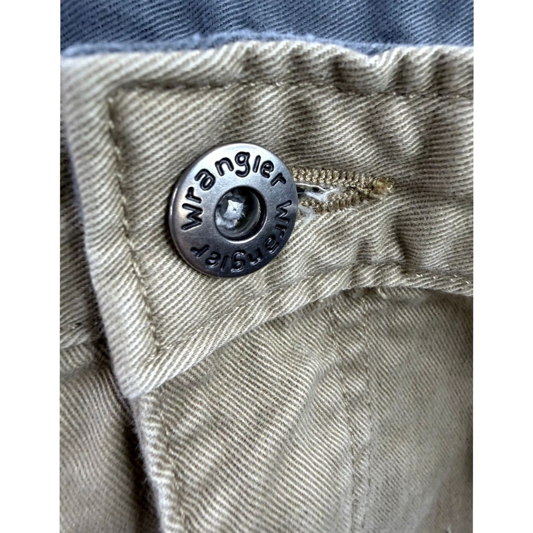 Wrangler Wrangler Cargo Pants Mens Tan Khaki Relaxed Fit Cotton Workwear 38x32 Size US 38 / EU 54 - 3 Thumbnail