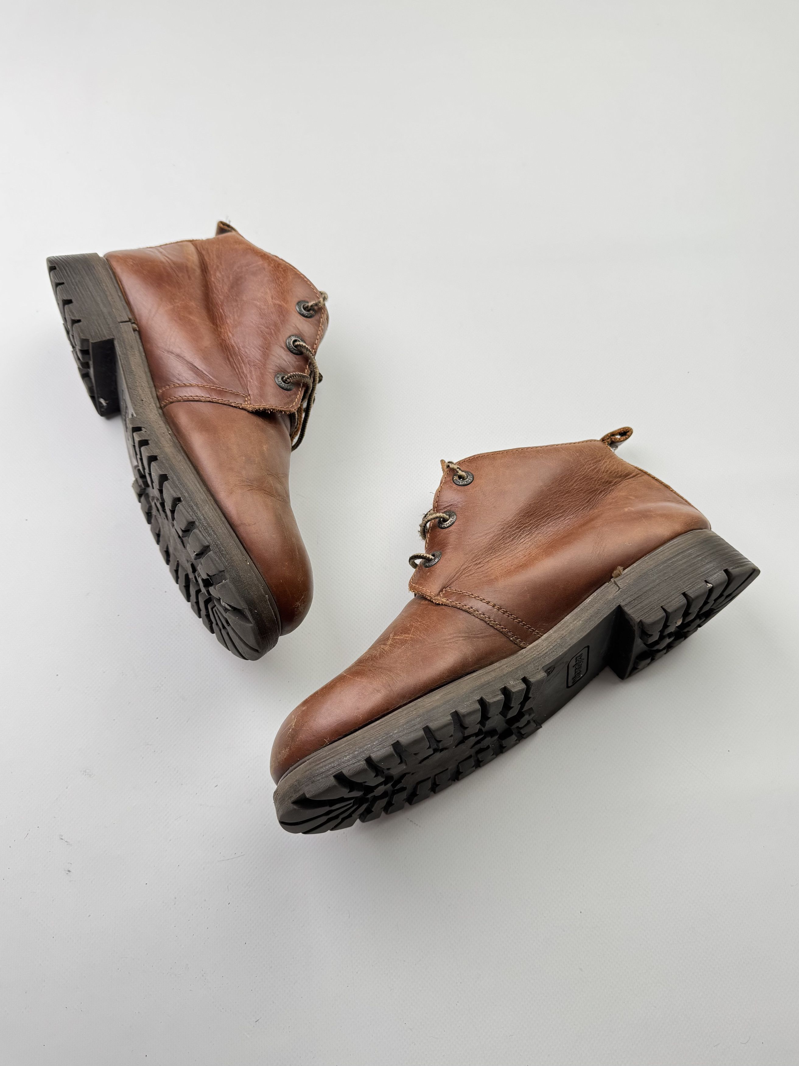 Vintage Wrangler Vintage Oversized Leather Work Boots B463(V306)E2 Size US 11 / EU 44 - 4 Thumbnail