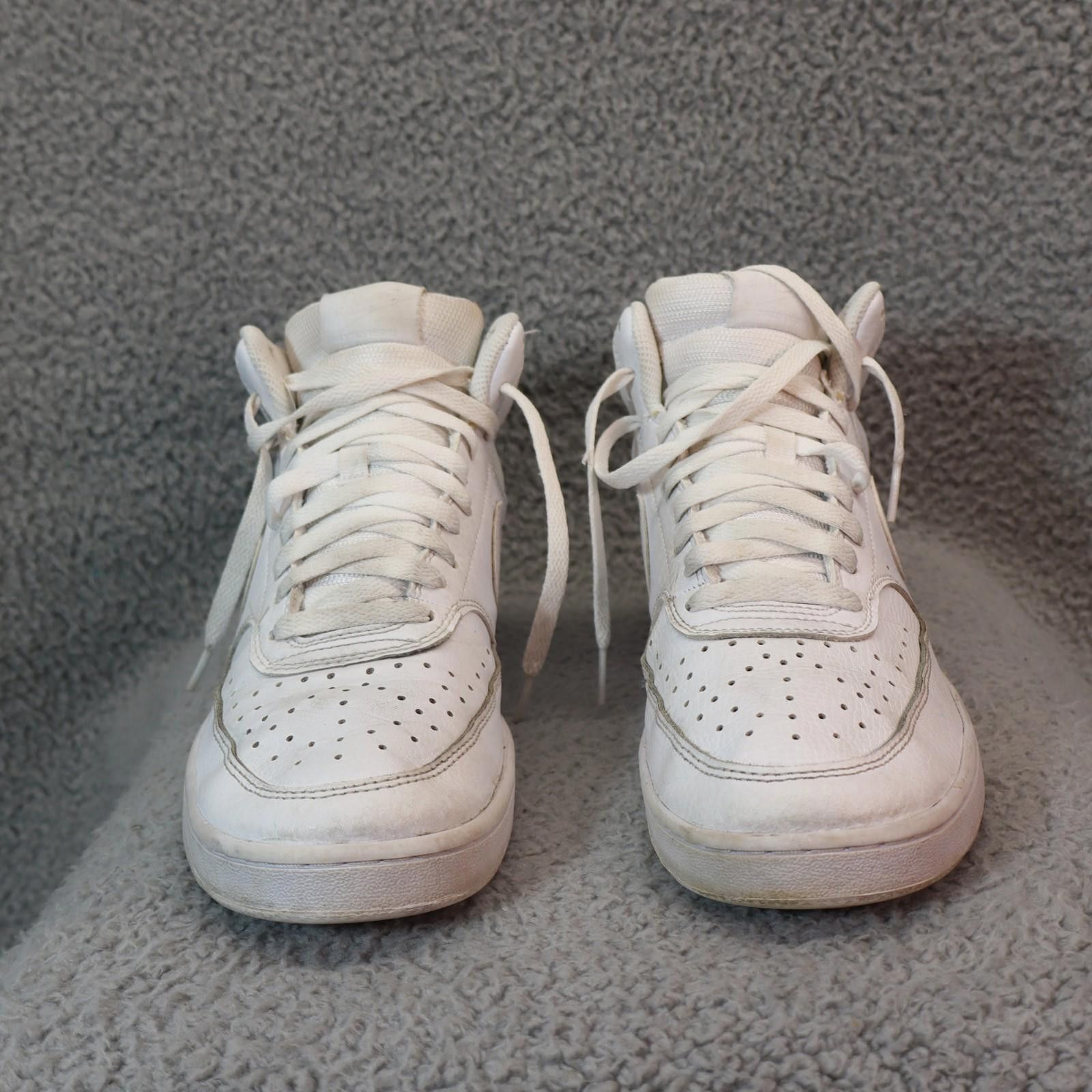 Nike Nike Court Vision Mid Men Size 8.5 Shoes White CD5436-100 Size US 8.5 / EU 41-42 - 2 Thumbnail