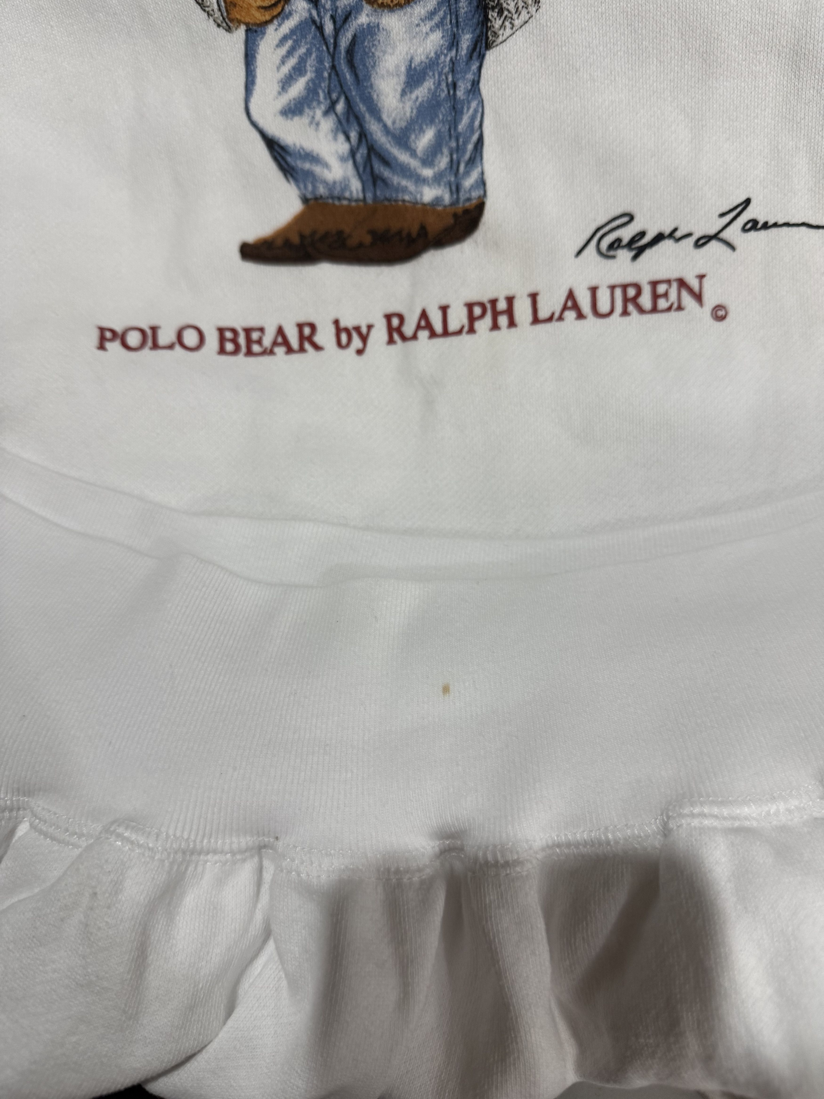 Polo Ralph Lauren Vintage Polo Bear Ralph Lauren Sweatshirt Crewneck Size US L / EU 52-54 / 3 - 3 Thumbnail