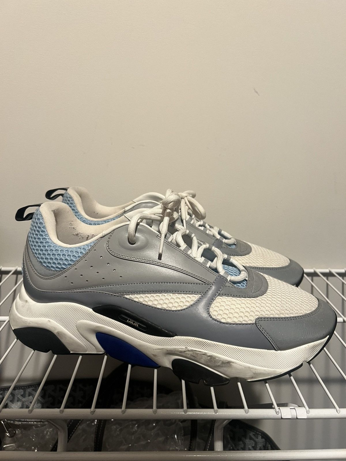 Dior Dior B22 white sky blue Size US 14 / EU 47 - 3 Thumbnail